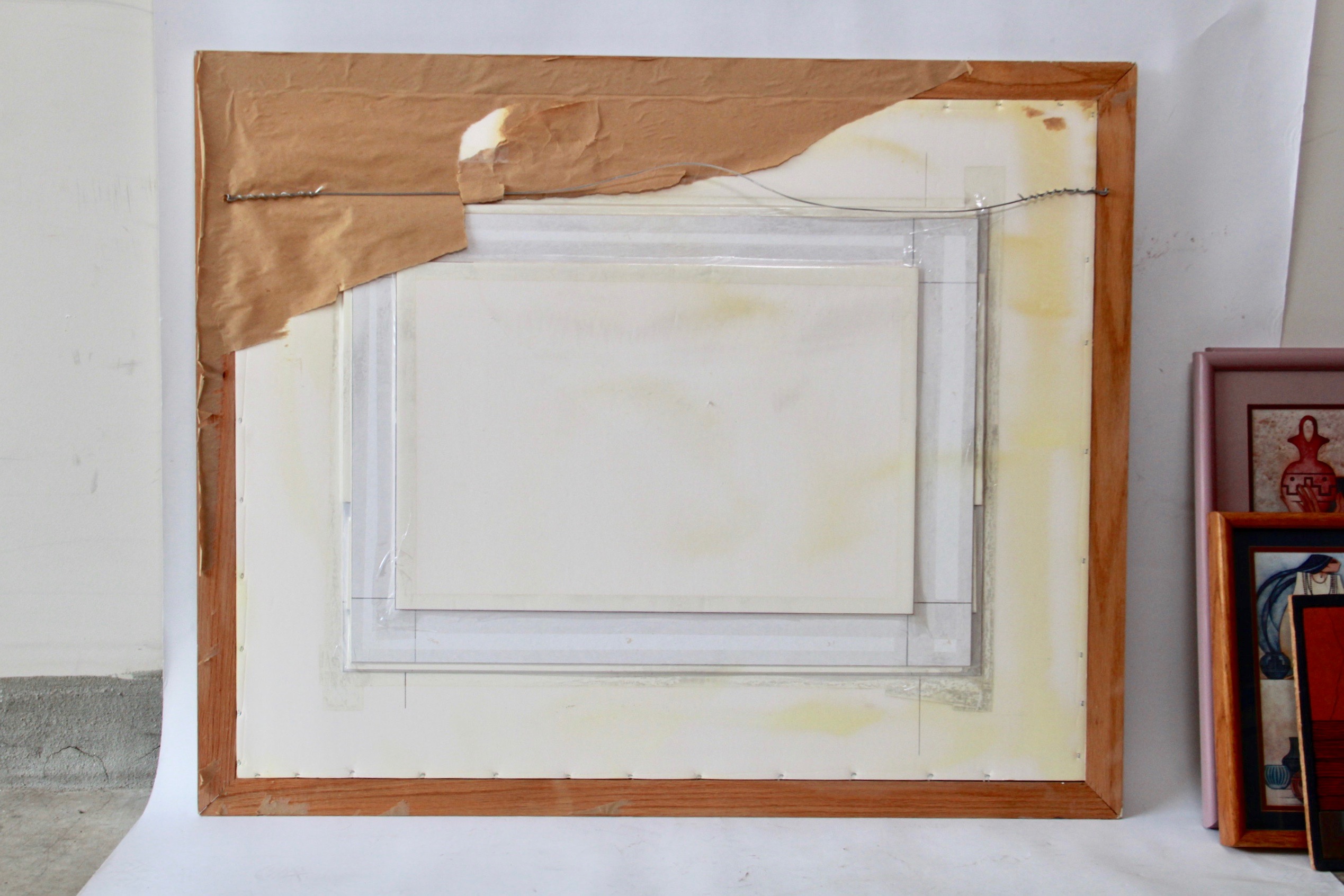 After Adin Shade Offset Lithograph "Southwest Desert Scene"