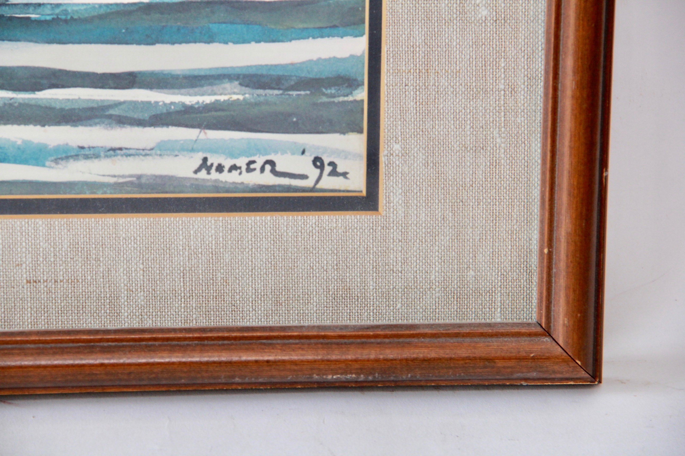 After Winslow Homer Offset Lithographs "The Rise" and "Sketch for Hound and Hunter"