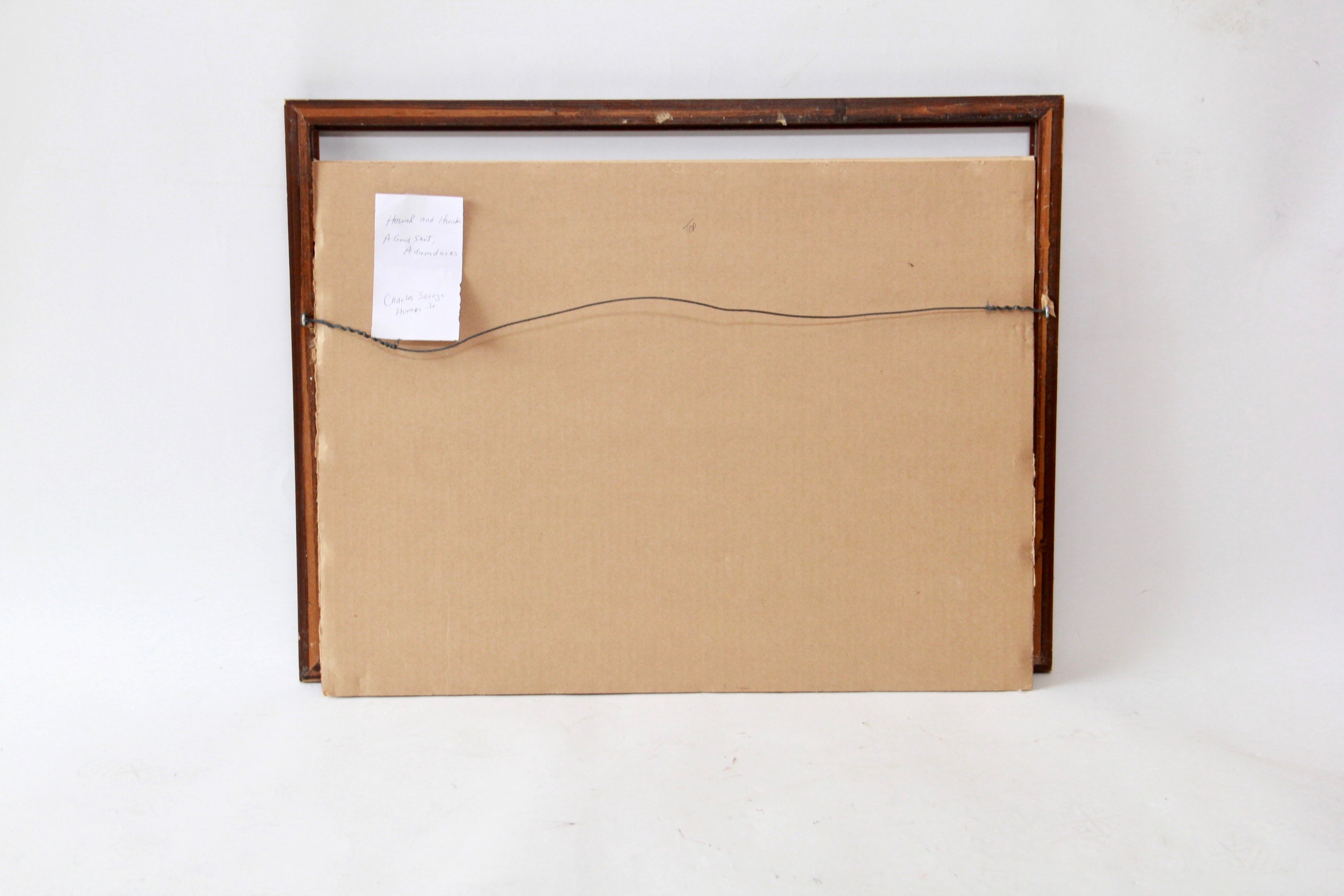 After Winslow Homer Offset Lithographs "The Rise" and "Sketch for Hound and Hunter"