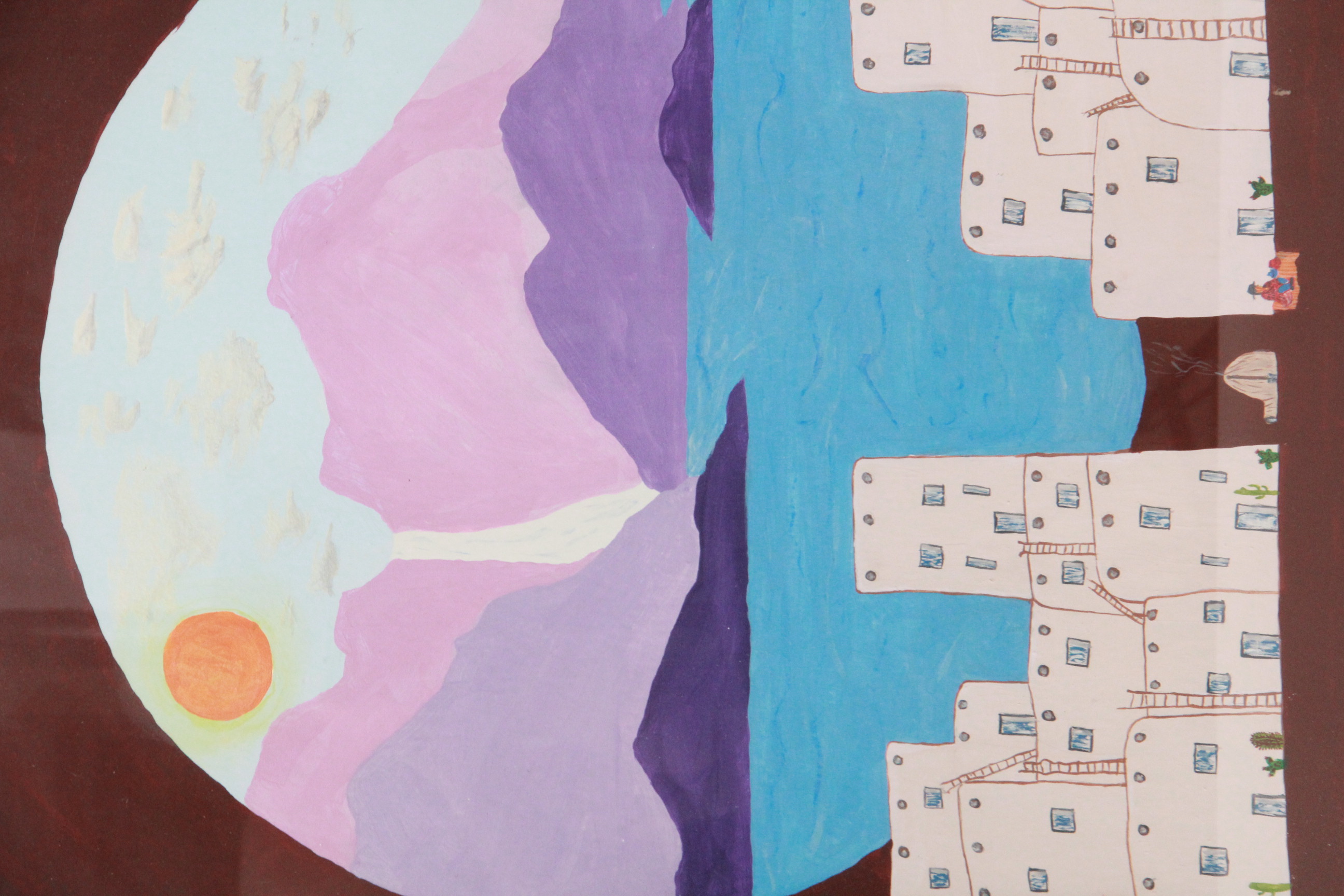 Offset Lithograph and Painting Featuring Amado Pena