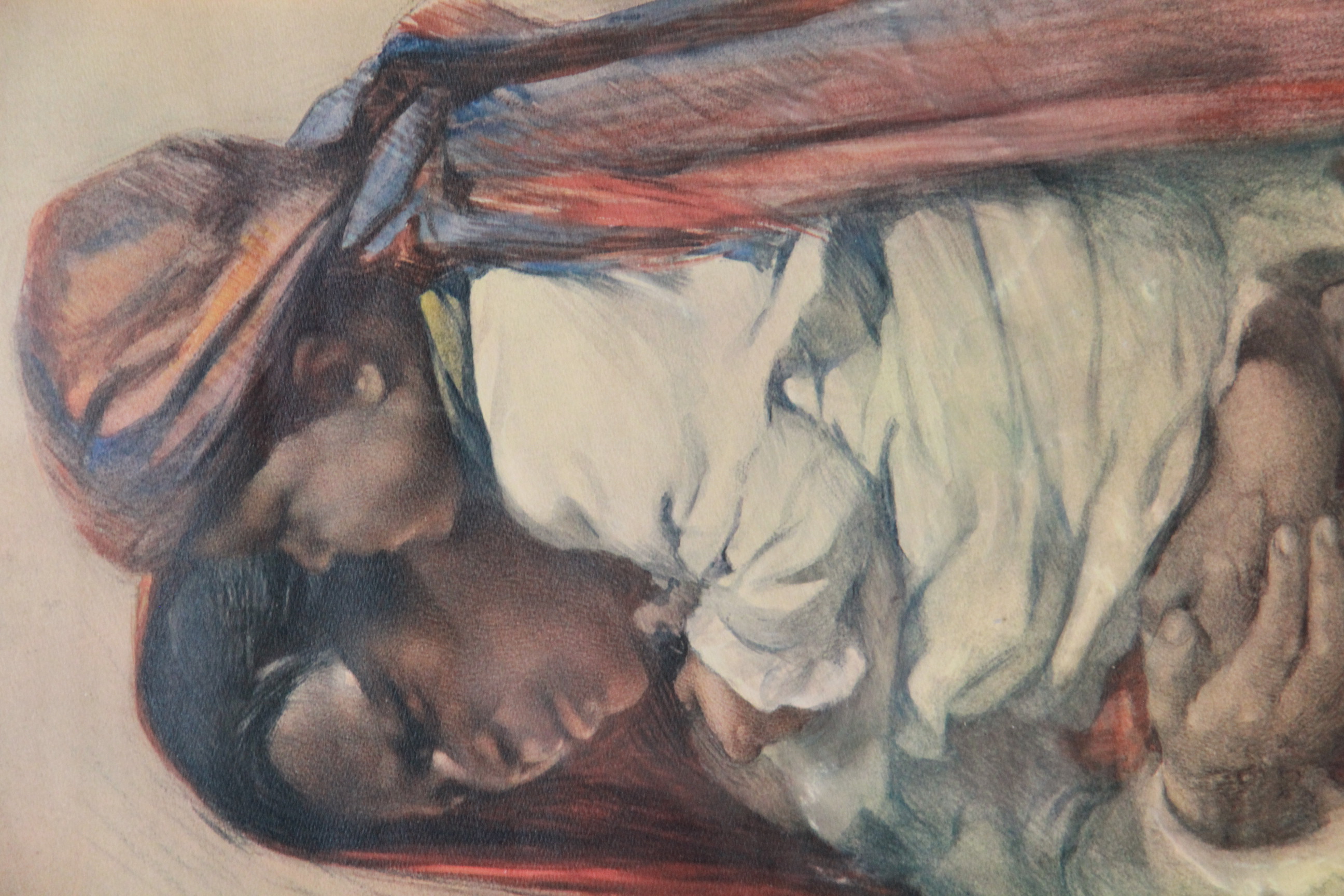 After Gerald Cassidy Offset Lithograph "Indian Madonna"