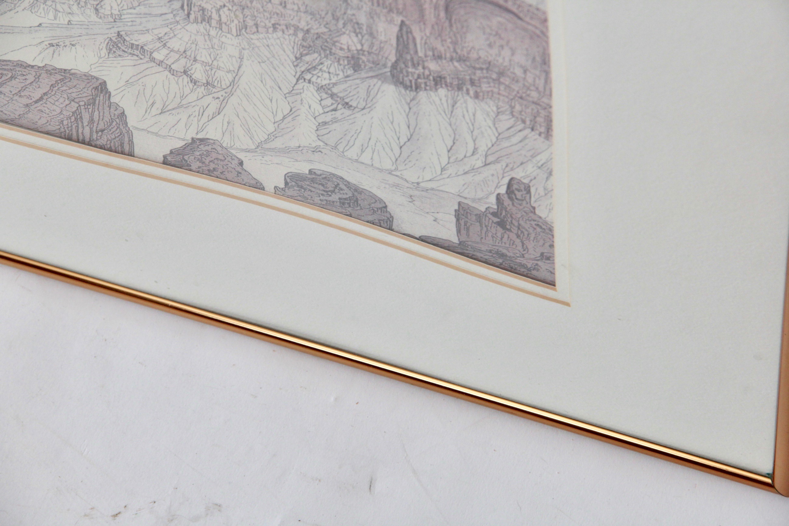 Offset Lithograph on Paper of Grand Canyon