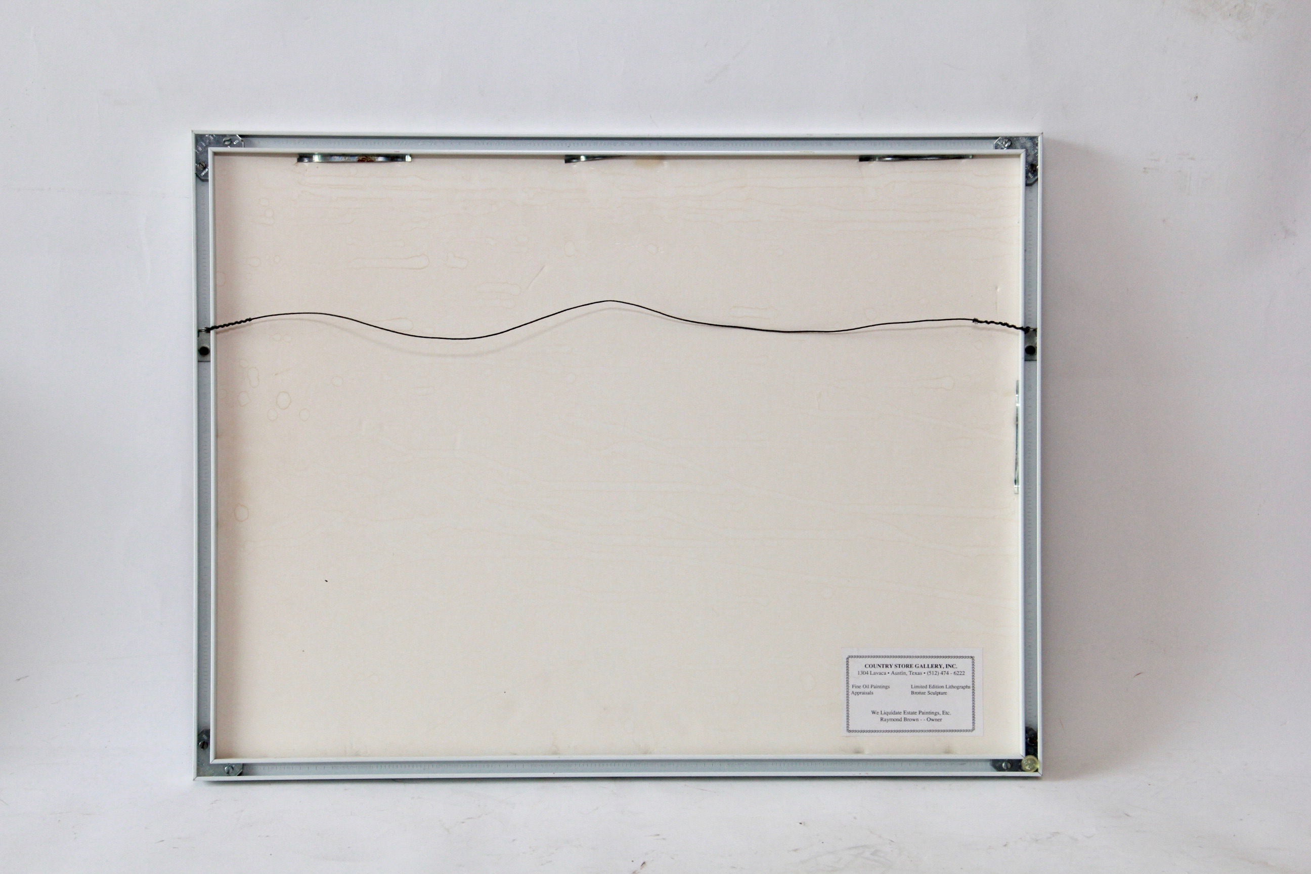 Watercolor Paintings and Color Pencil Drawing on Paper of Abstract Scenes