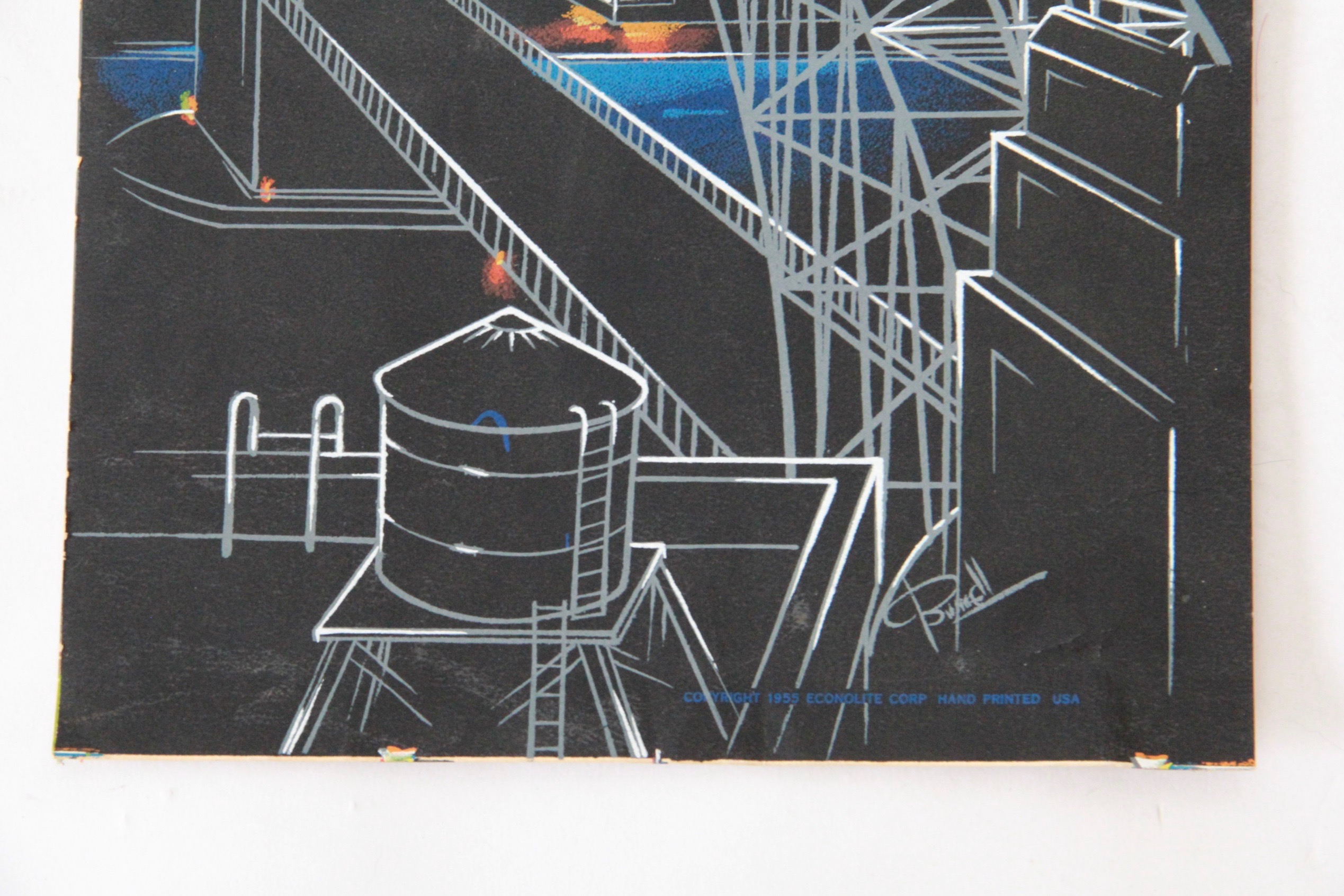 After Bunnell Hand Printed Cityscapes