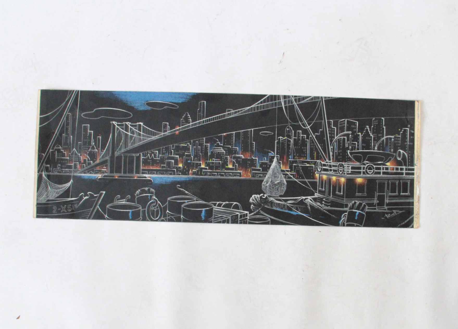 After Bunnell Hand Printed Cityscapes