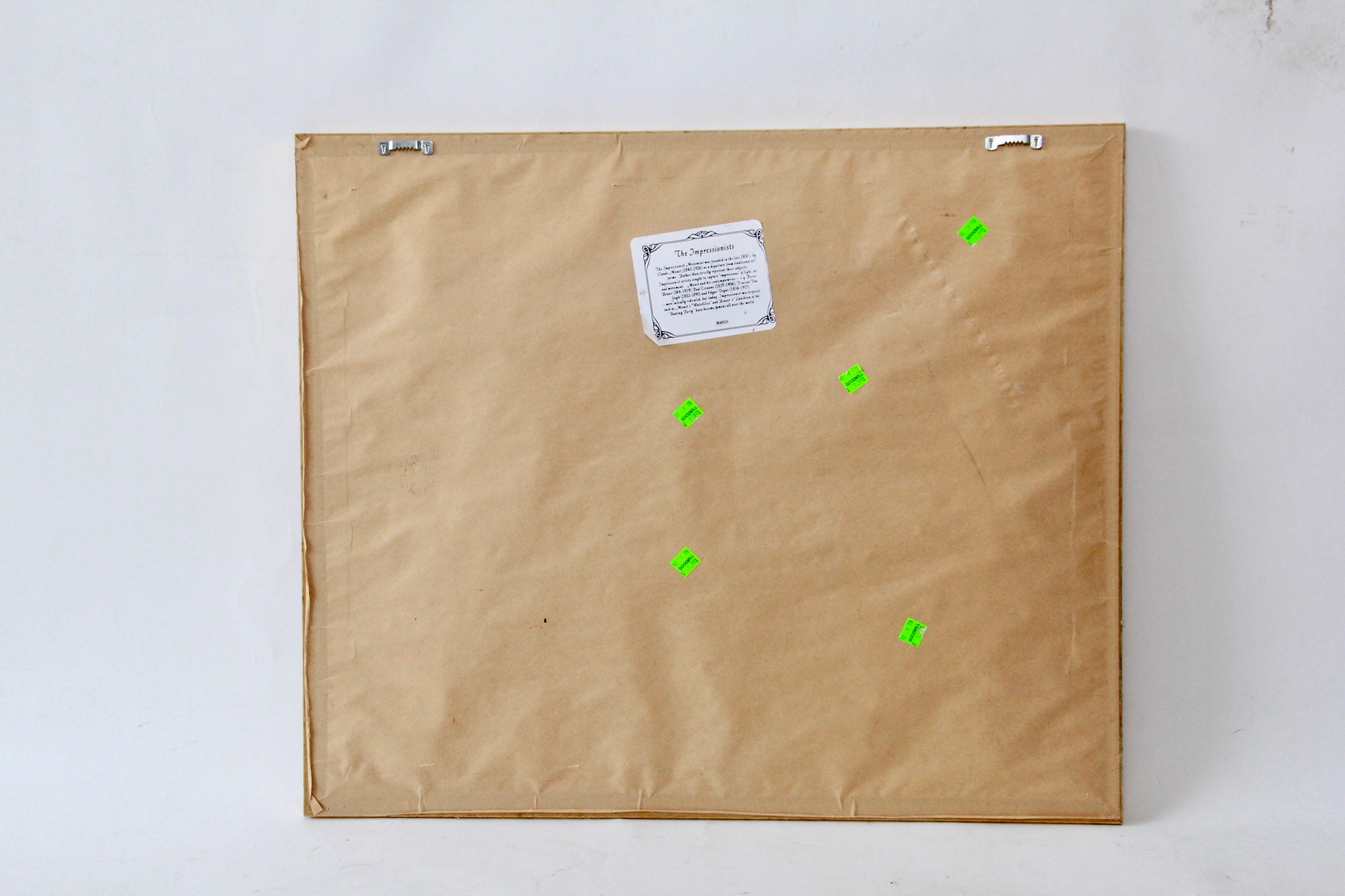 After Monet "Garden at Sainte-Addresse" Offset Lithograph