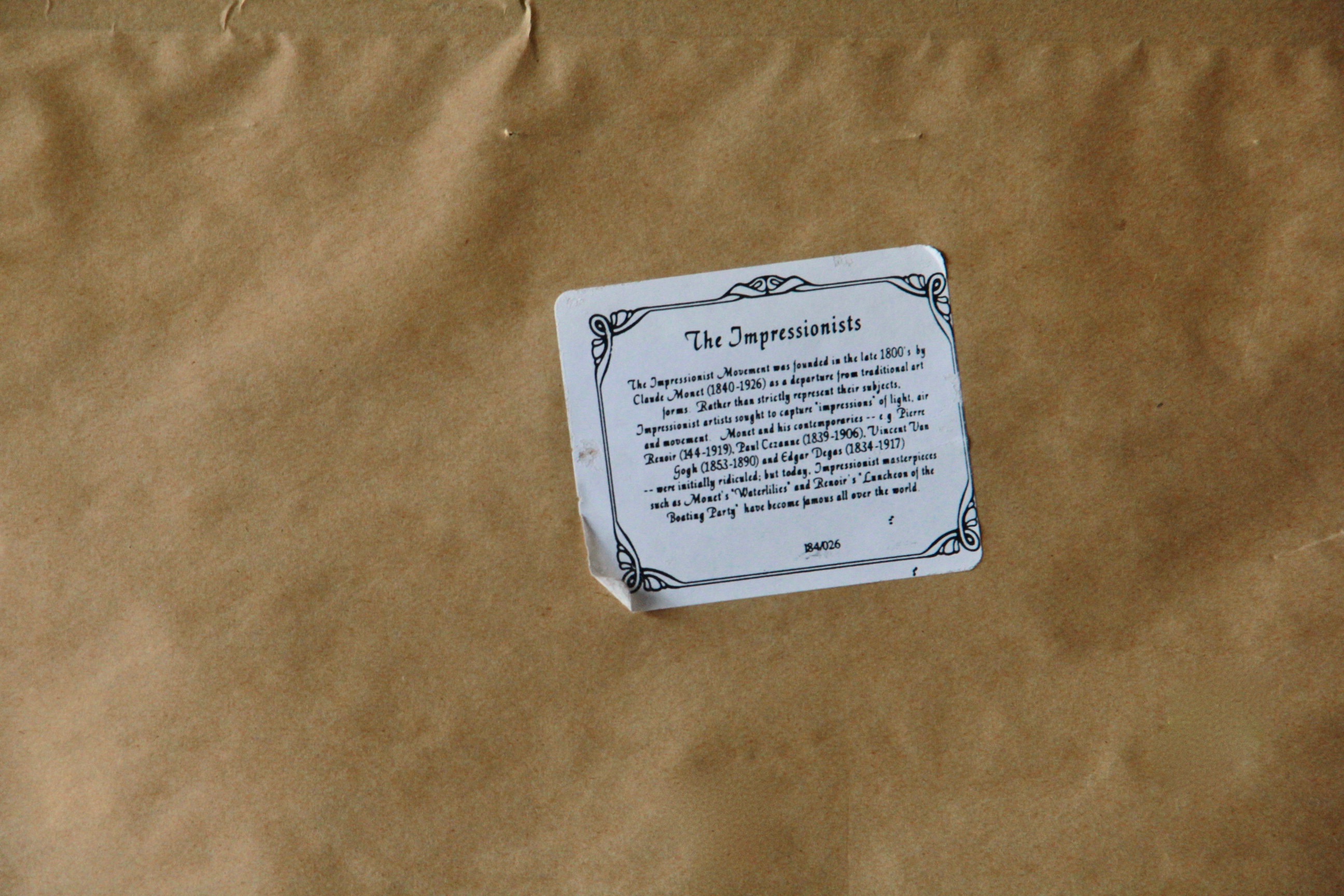 After Monet "Garden at Sainte-Addresse" Offset Lithograph