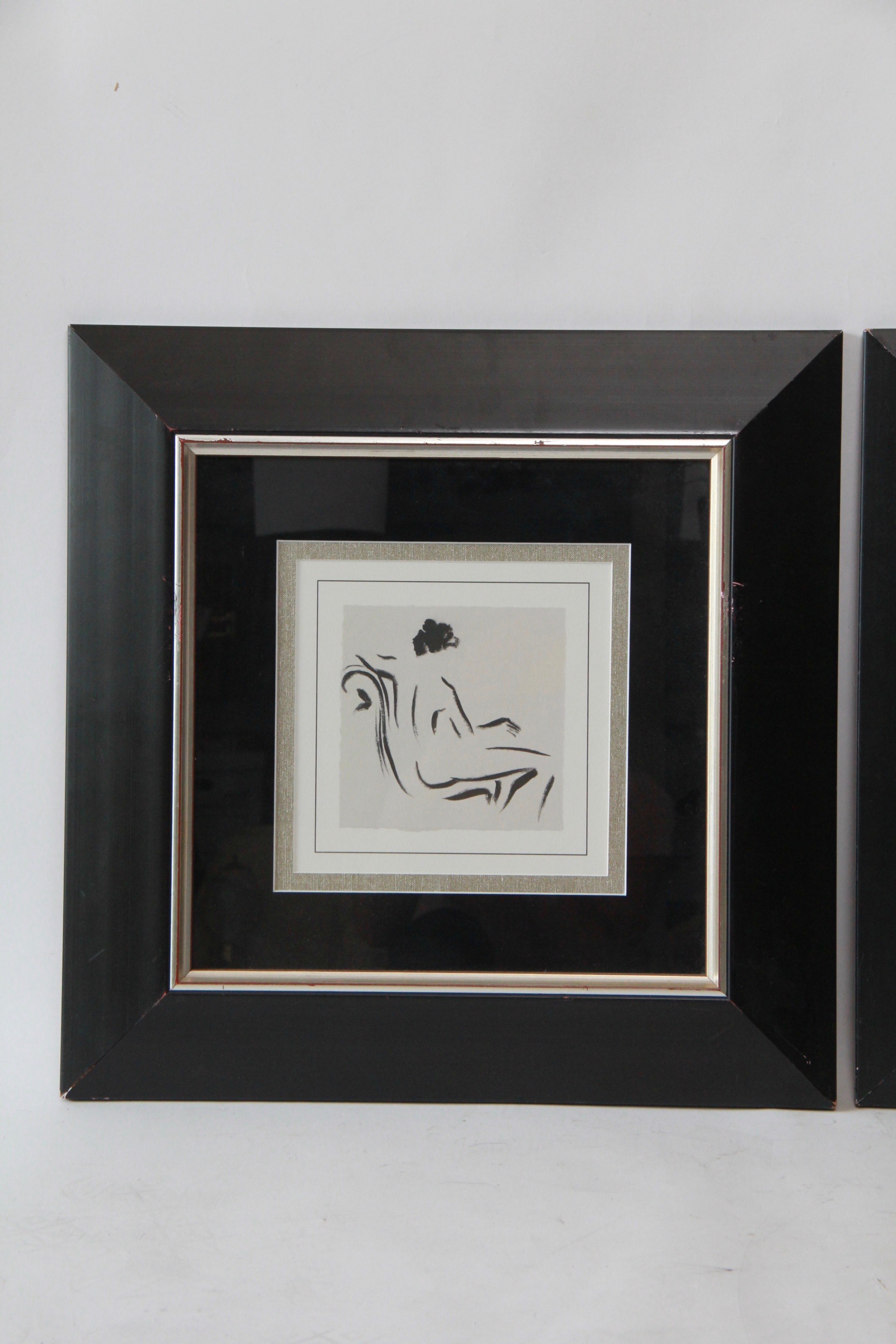 After Cheryl Roberts Lithographs "Figure Study I" and "Figure Study IV"