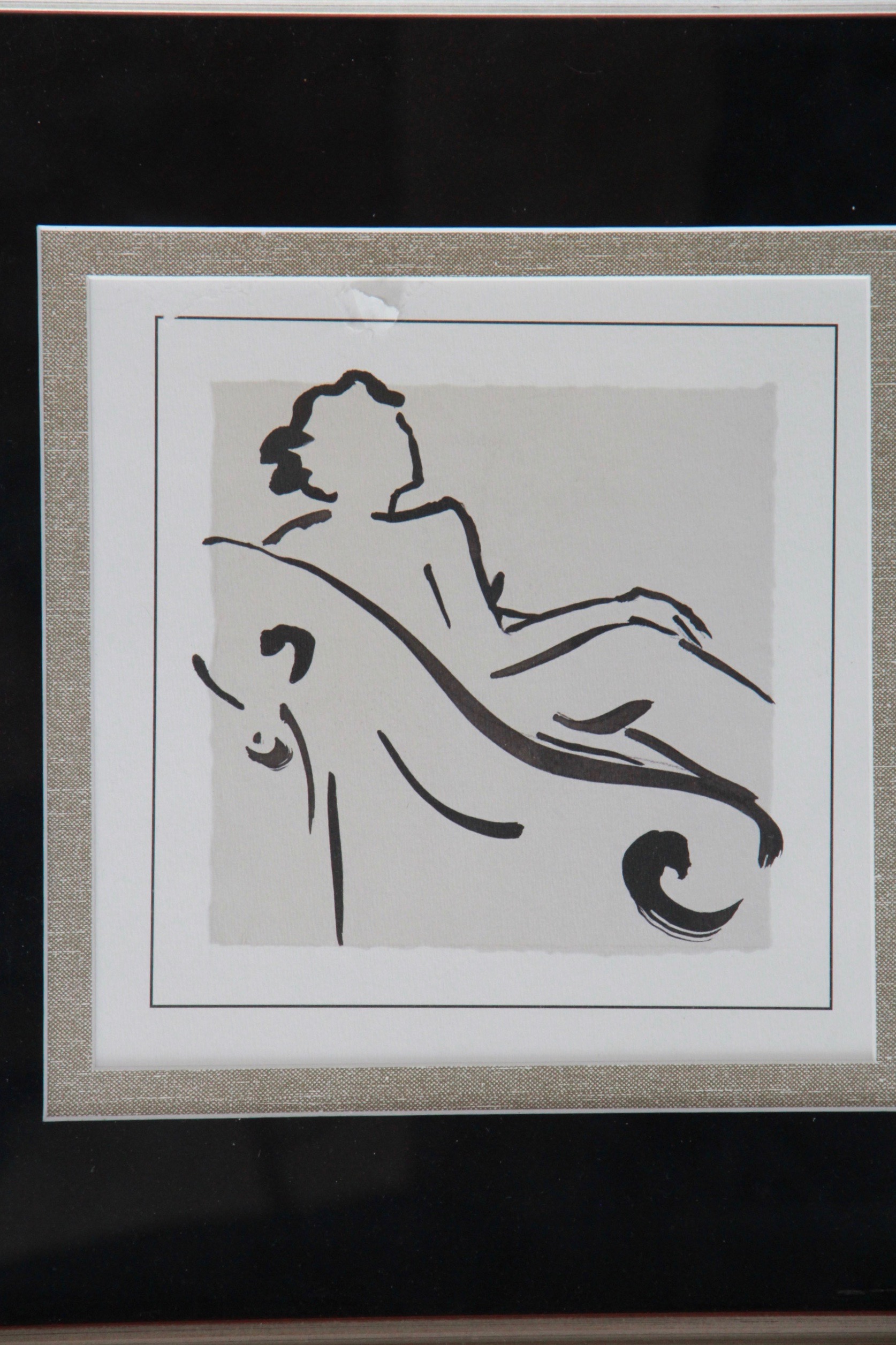 After Cheryl Roberts Lithographs "Figure Study I" and "Figure Study IV"