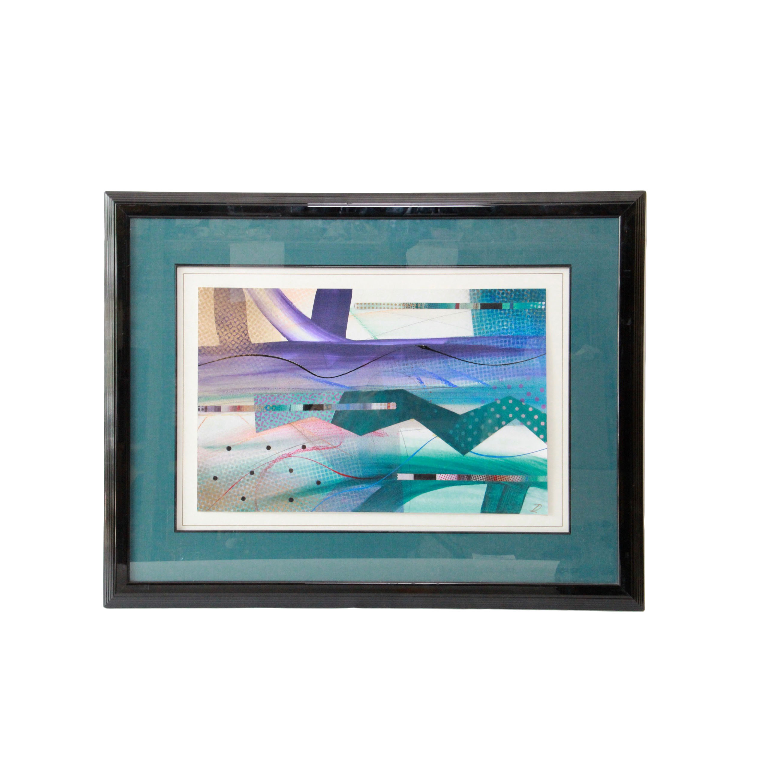 Daniel Lencioni Abstract Mixed Media Collage