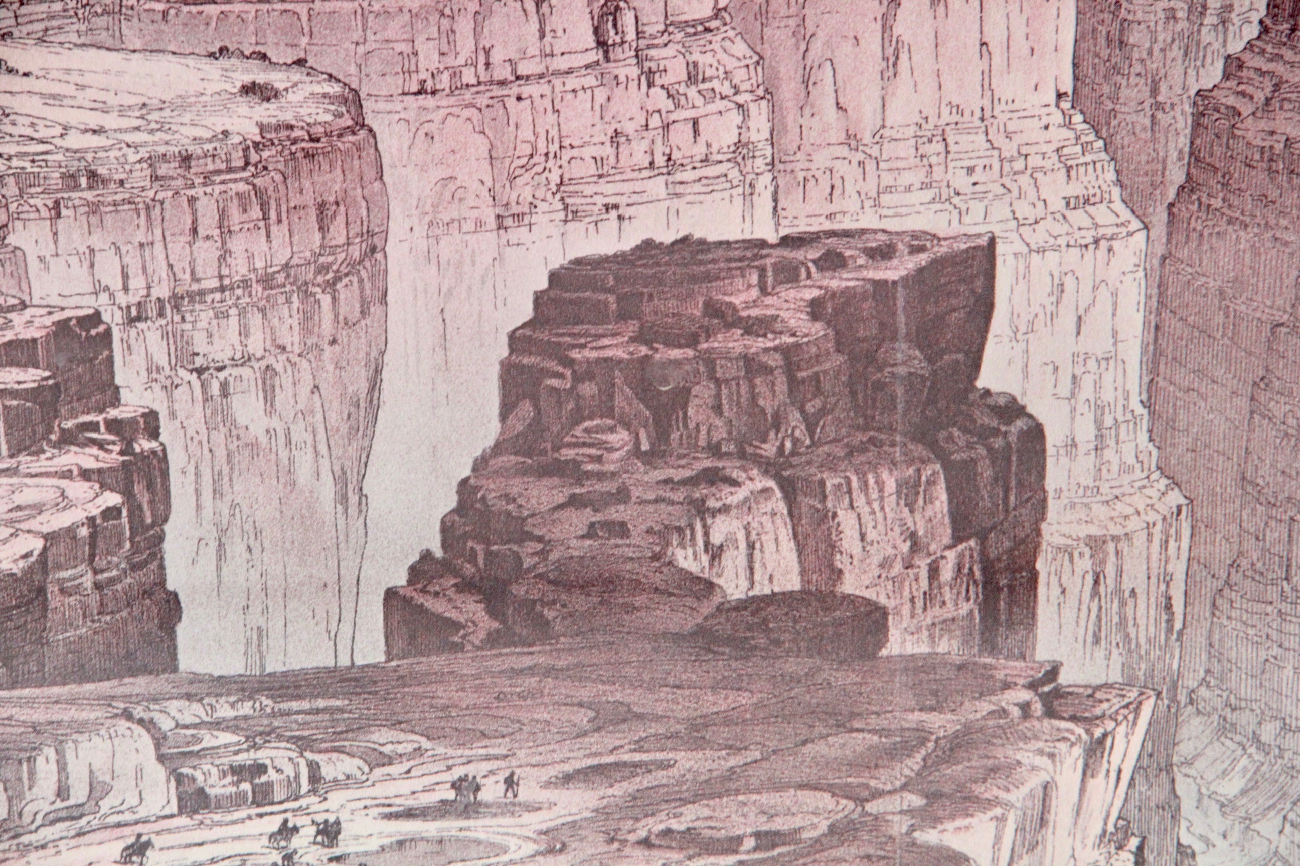 Offset Lithograph on Paper of Grand Canyon