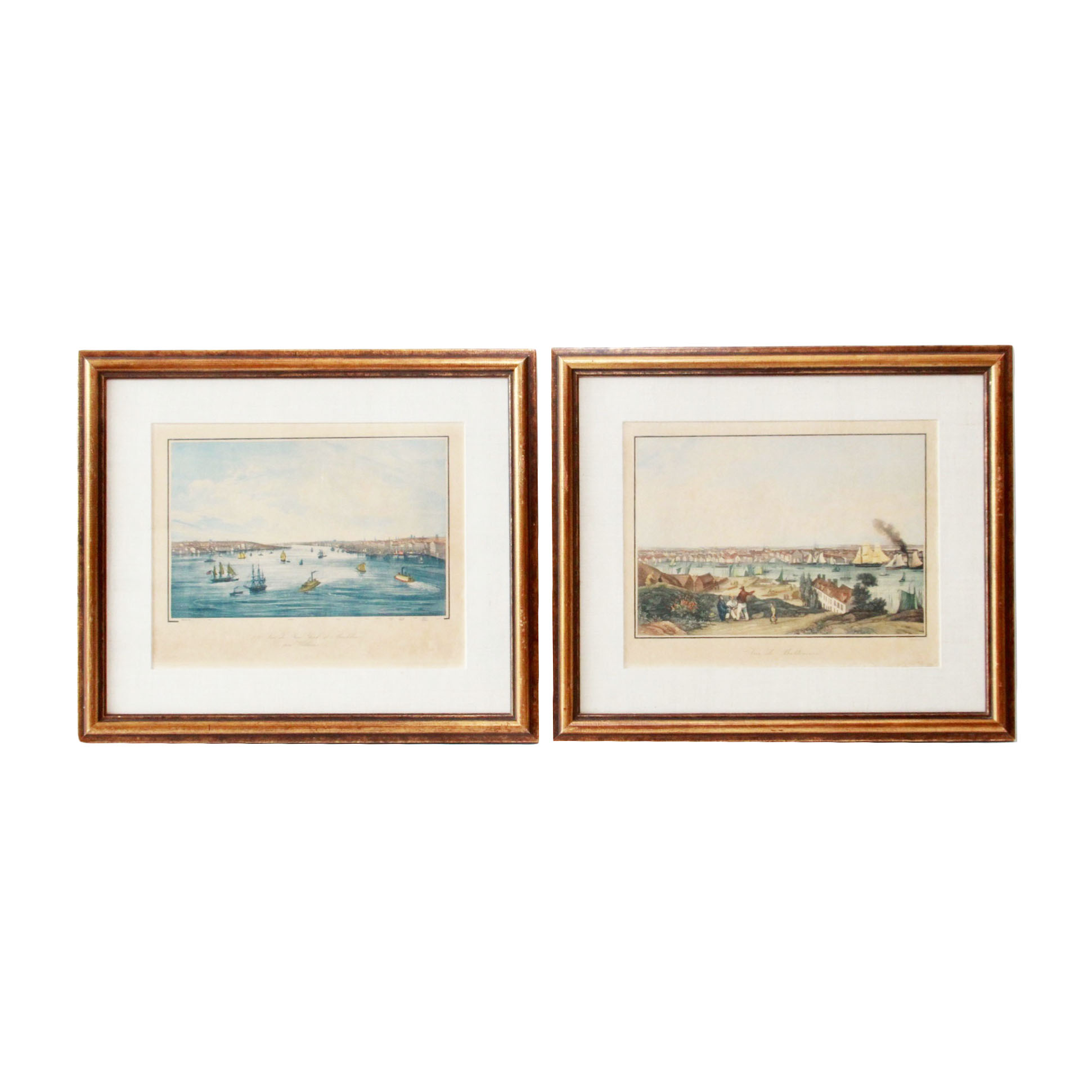 After Garneary "City Views" Offset Lithographs