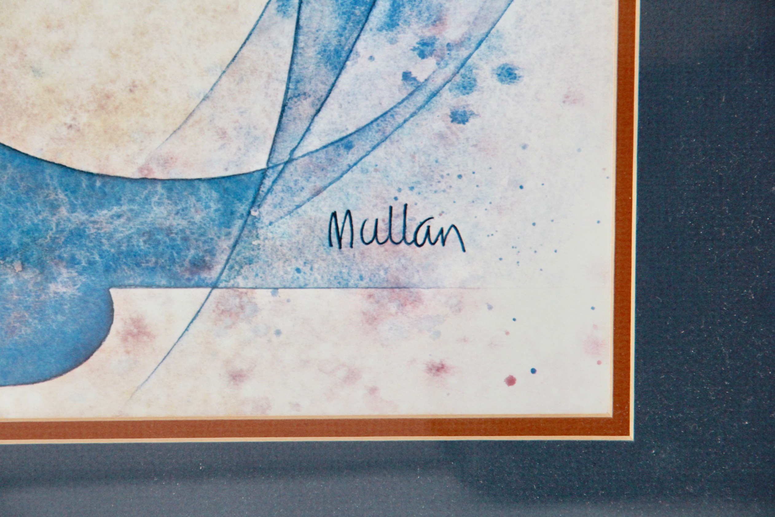 After G.E. Mullan Offset Lithograph of Woman Making Pottery