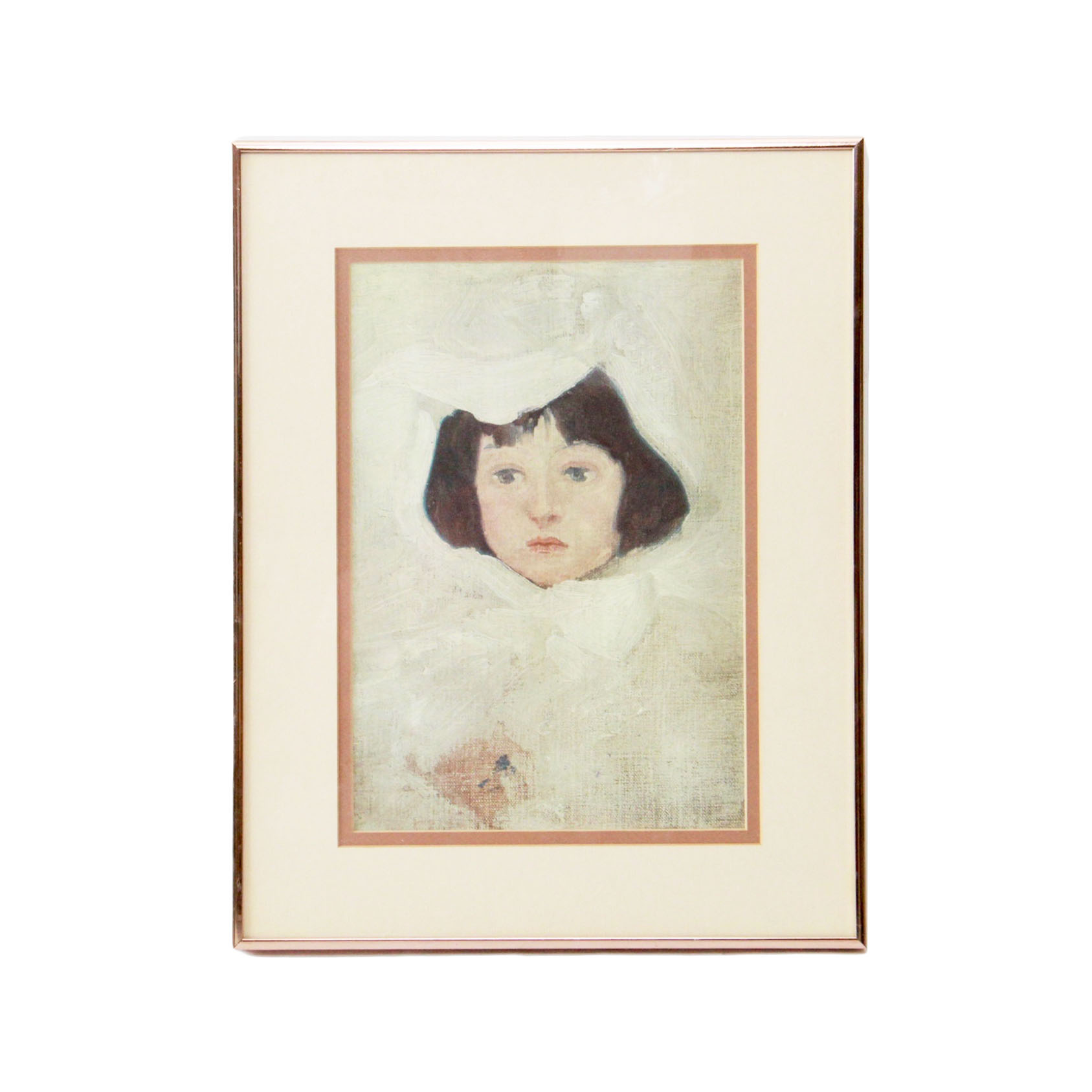 "Little Girl In White" Offset Lithograph After James Abbott McNeill Whistler