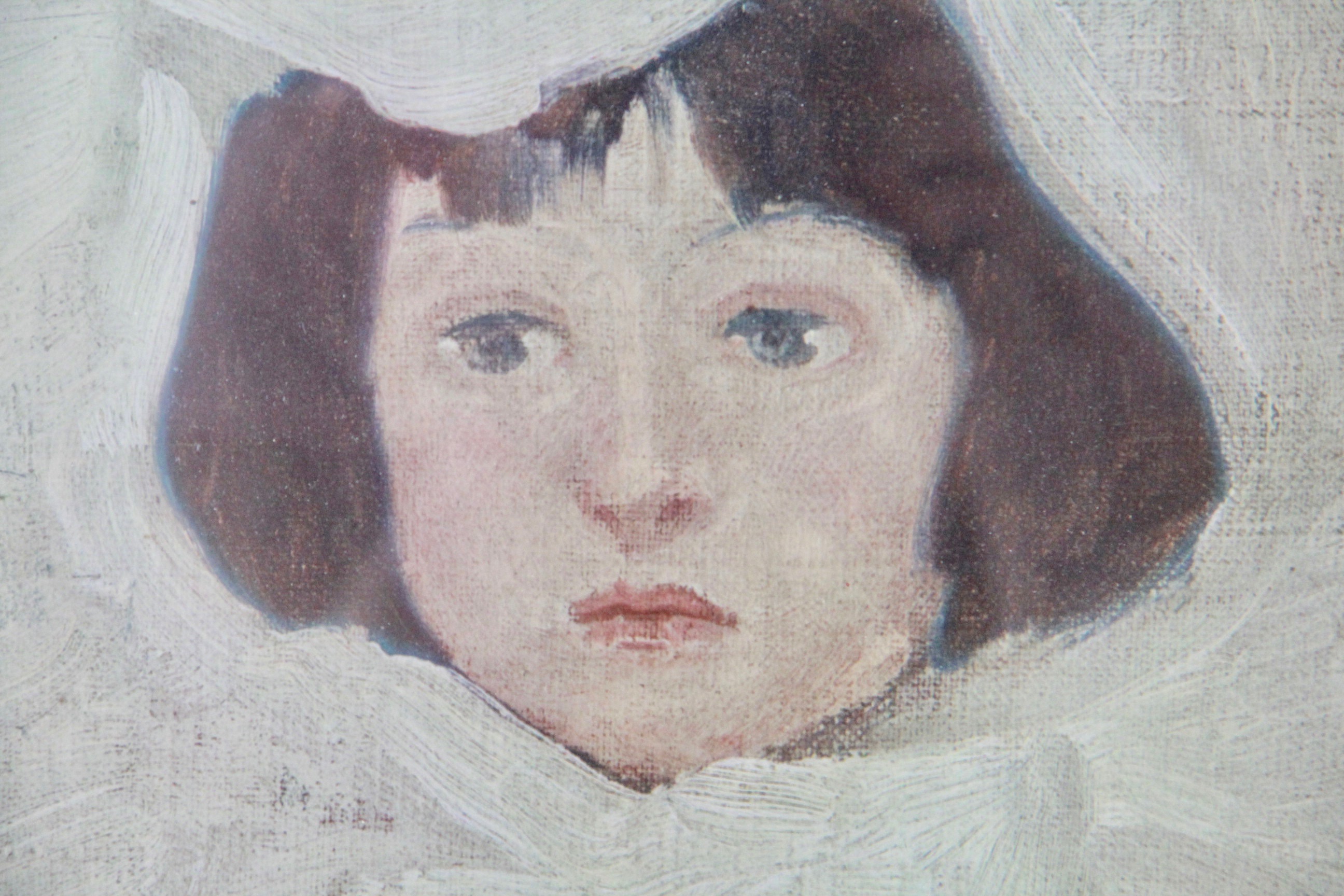 "Little Girl In White" Offset Lithograph After James Abbott McNeill Whistler