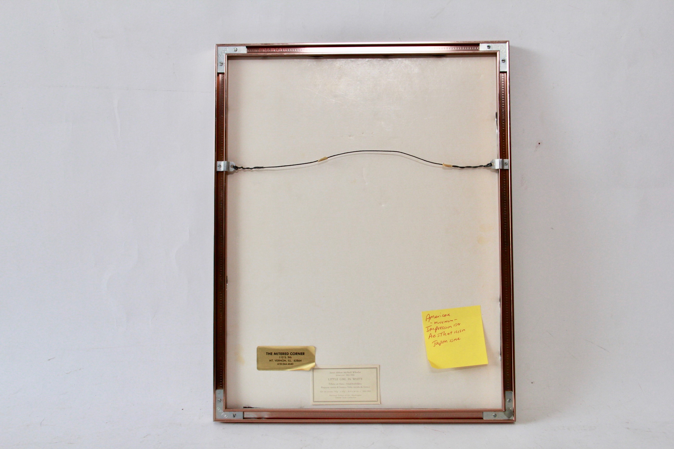 "Little Girl In White" Offset Lithograph After James Abbott McNeill Whistler