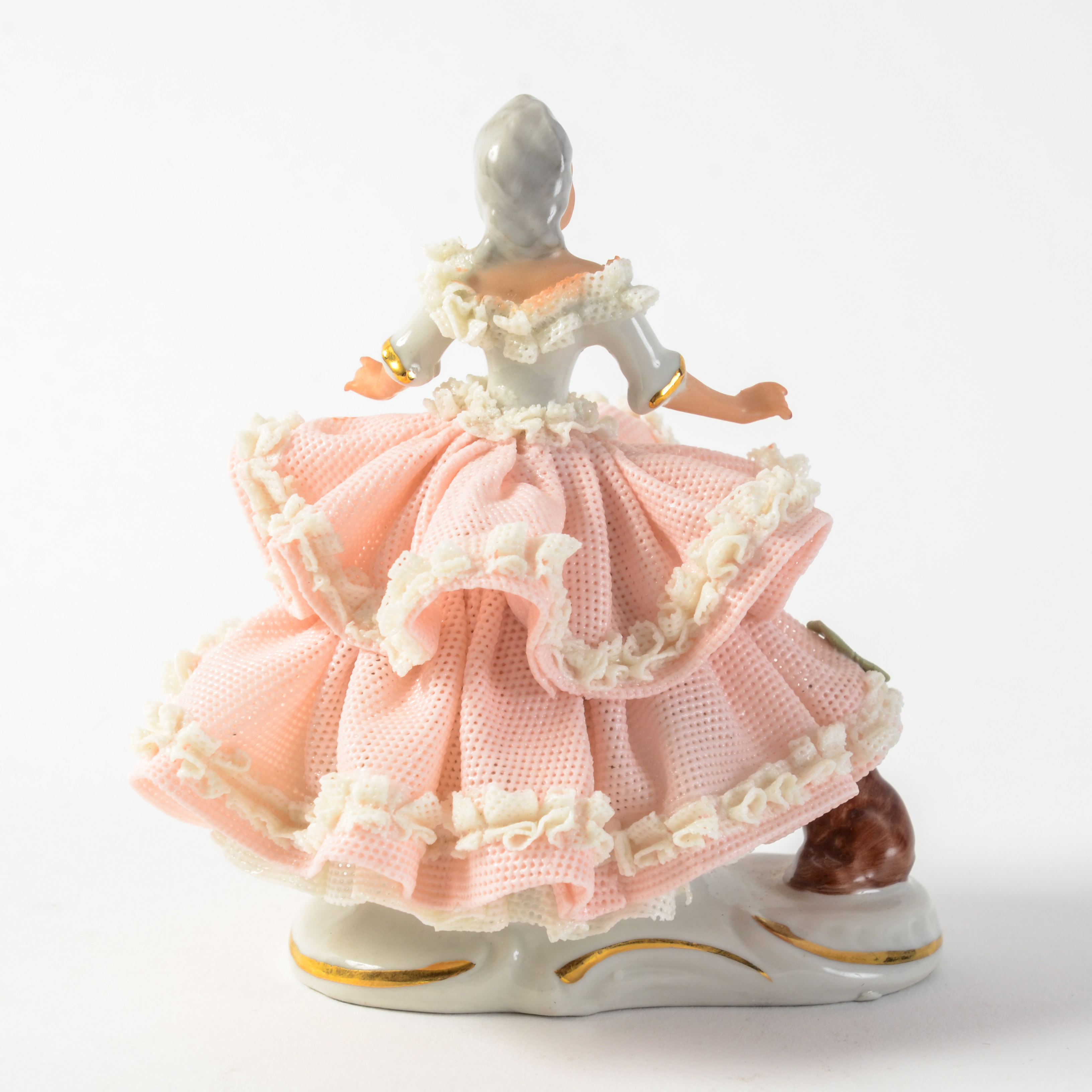 Vintage Dresden West Germany Porcelain Figurine