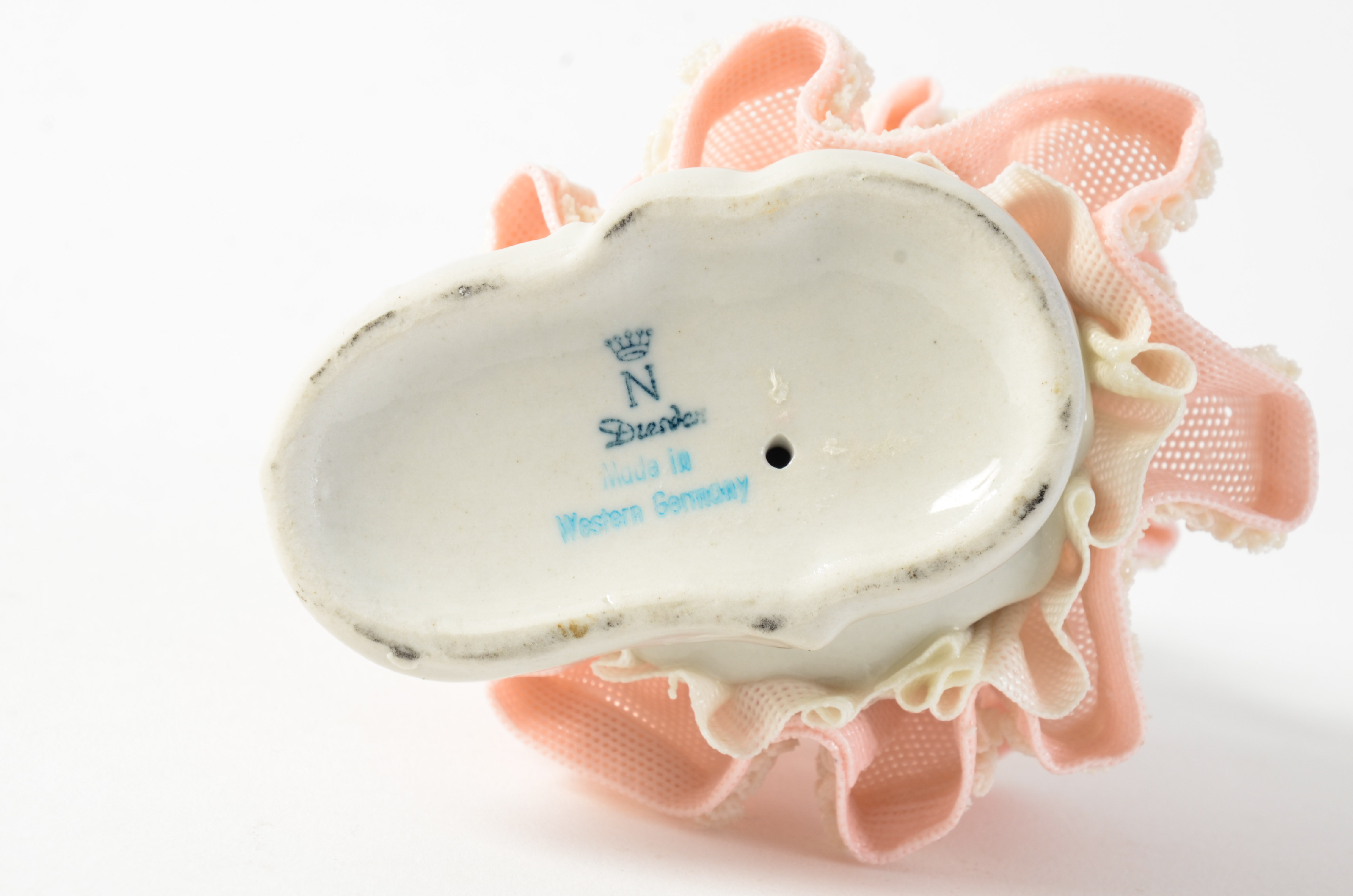 Vintage Dresden West Germany Porcelain Figurine