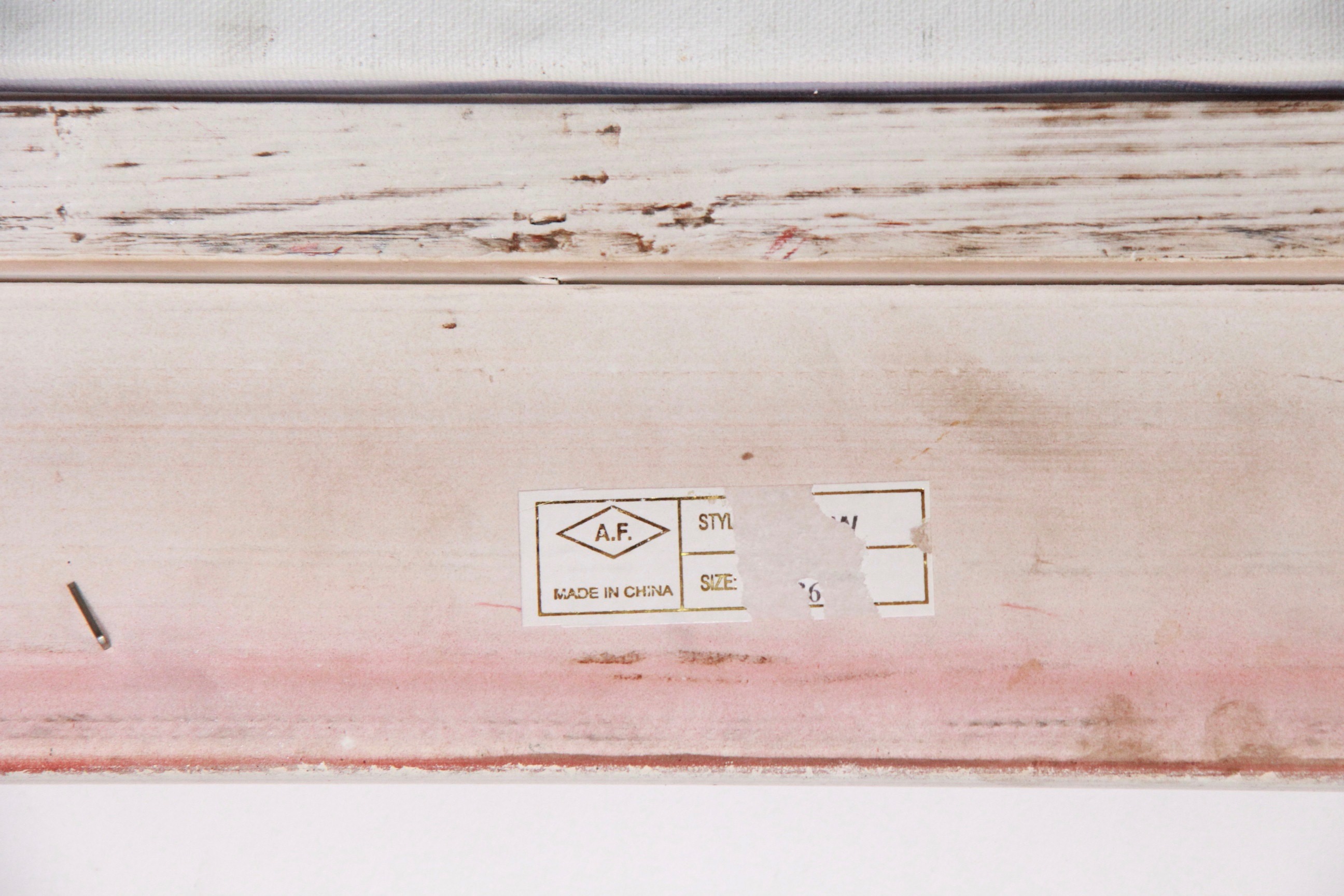 Acrylic Painting on Canvas of Coastal Scene