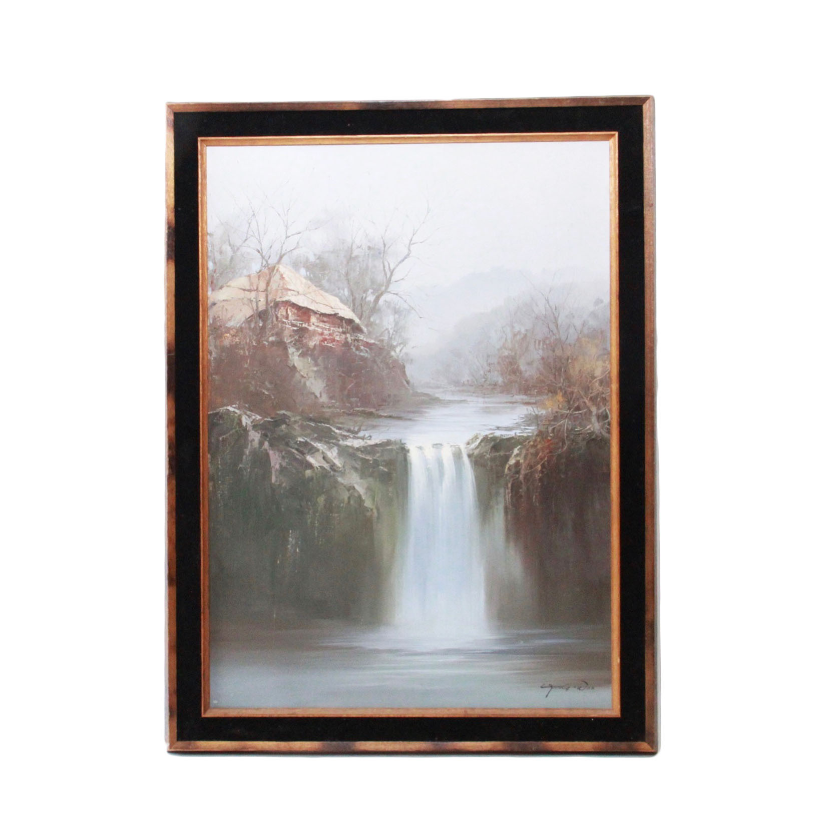 Young Woo Acrylic Painting on Canvas of Landscape