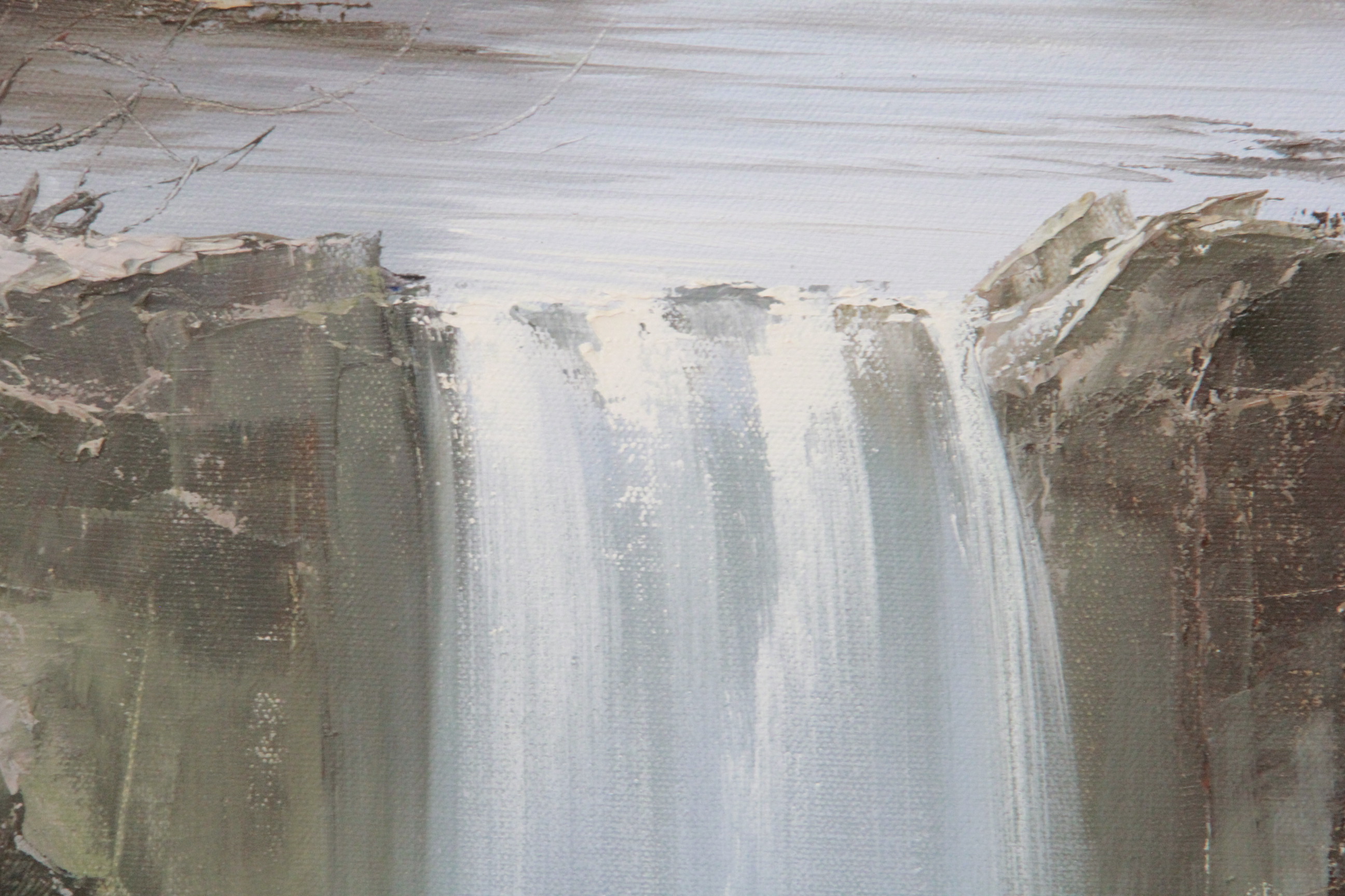 Young Woo Acrylic Painting on Canvas of Landscape