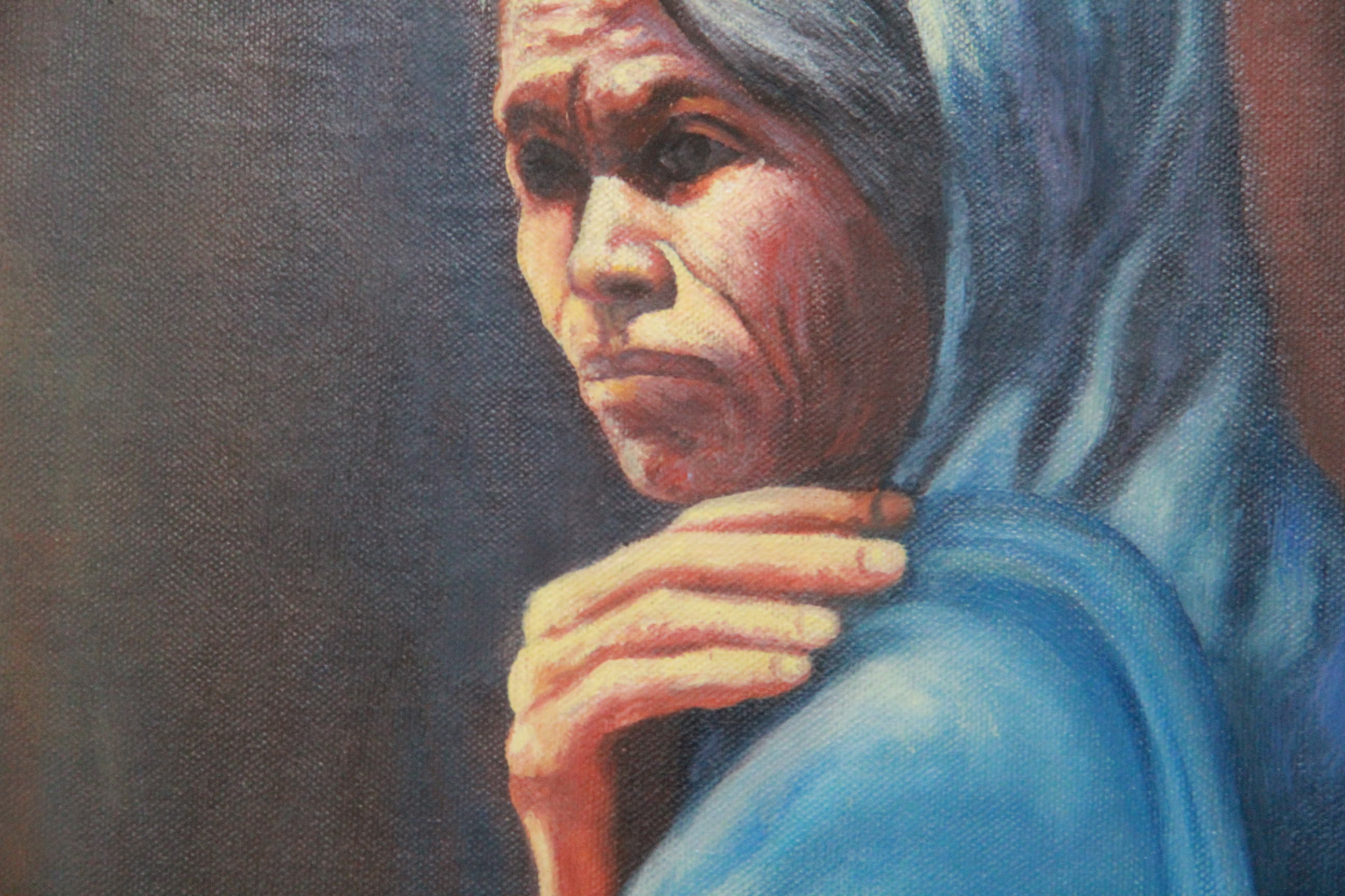 Oil Painting on Canvas of Portrait