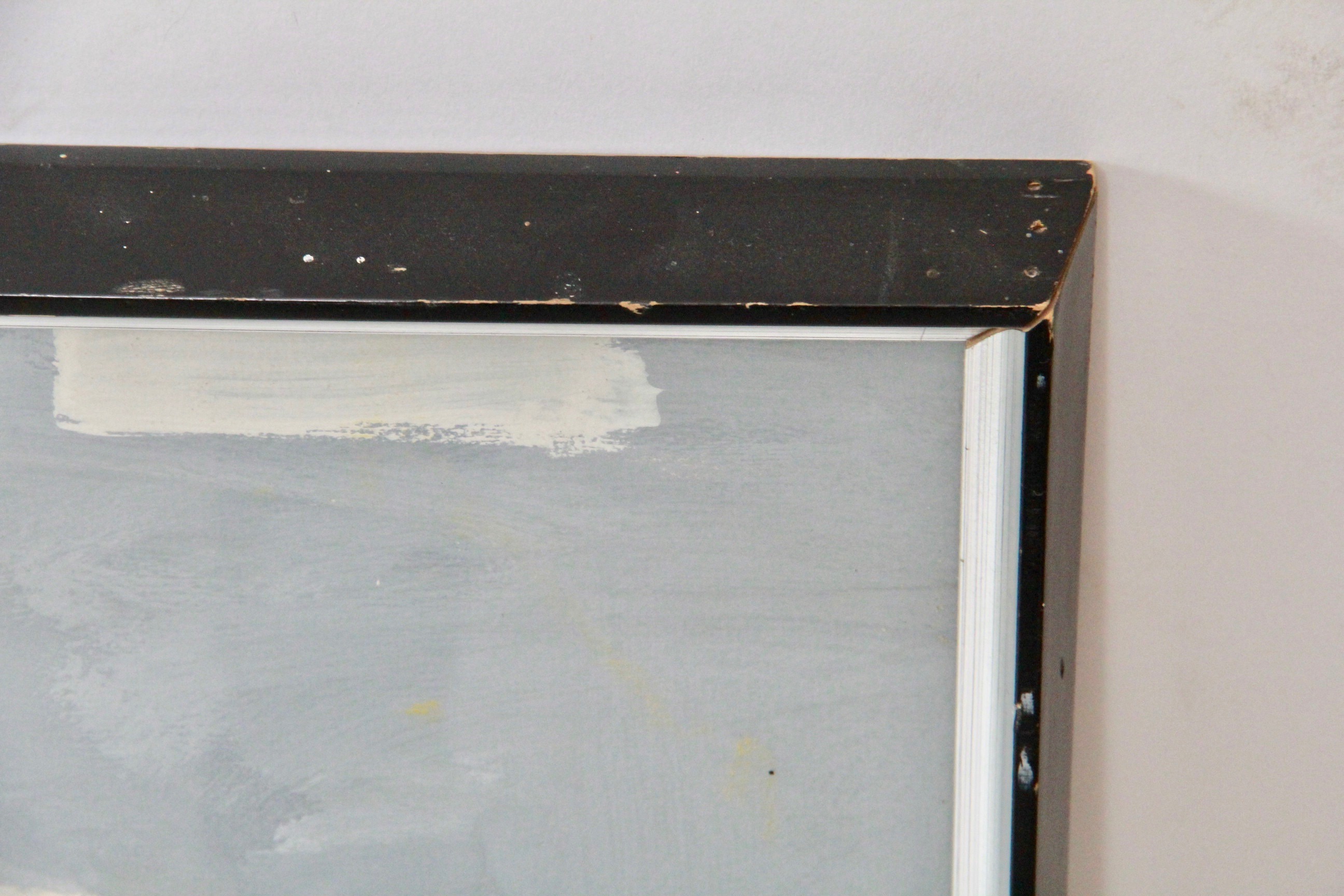 Thakor Patel Acrylic Painting on Paper "Looking Down"