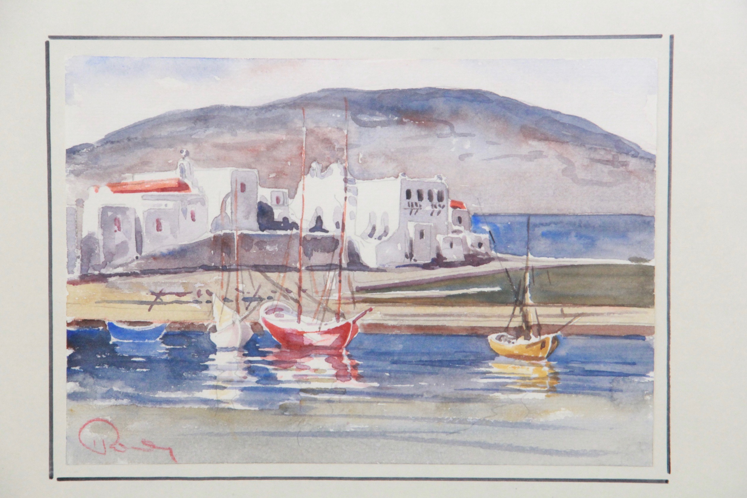 Pair of Nautical Themed Watercolors