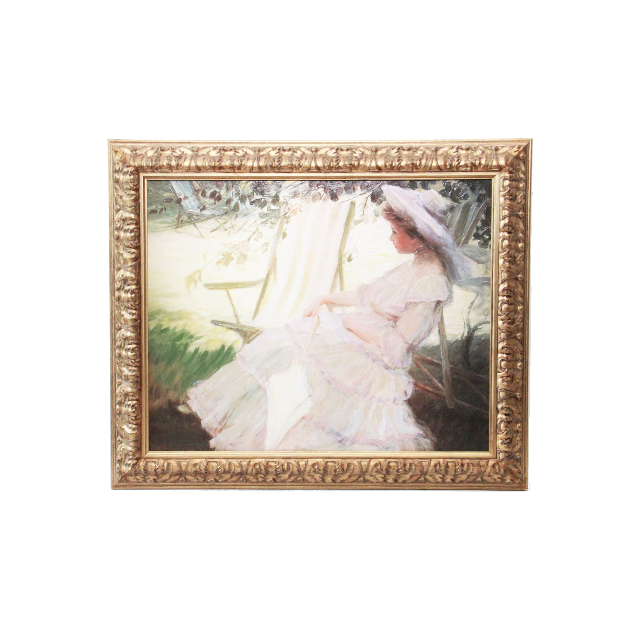 Oil on Canvas "Thoughtful Interlude II" Painting