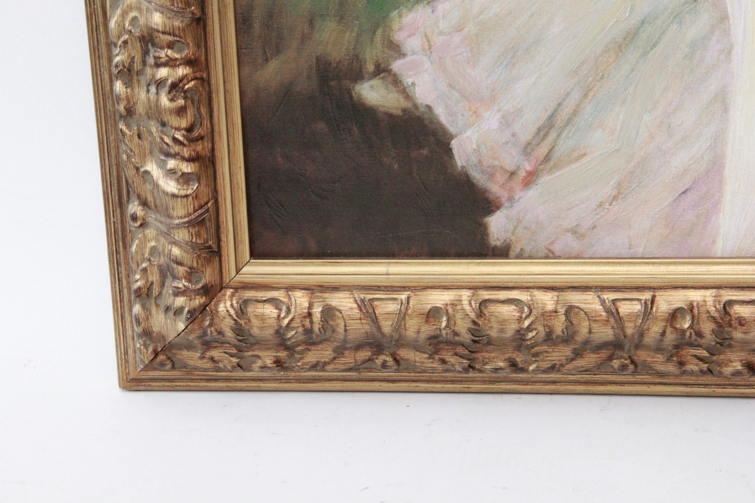 Oil on Canvas "Thoughtful Interlude II" Painting