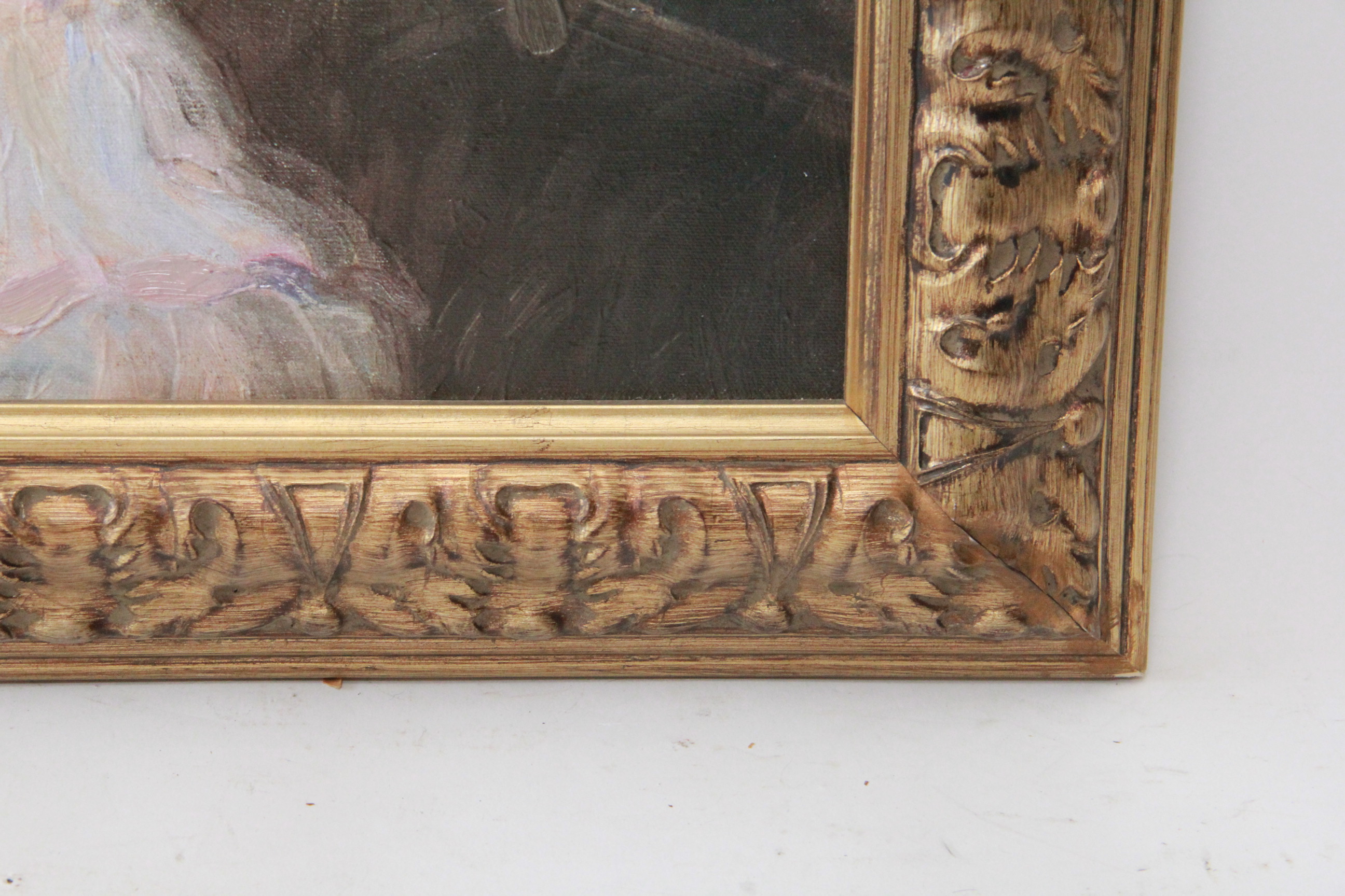 Oil on Canvas "Thoughtful Interlude II" Painting