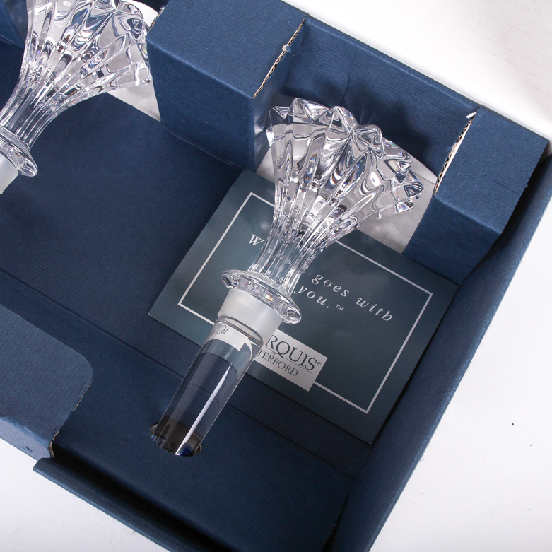 Marquis by Waterford "Brookside" Crystal Wine Stoppers