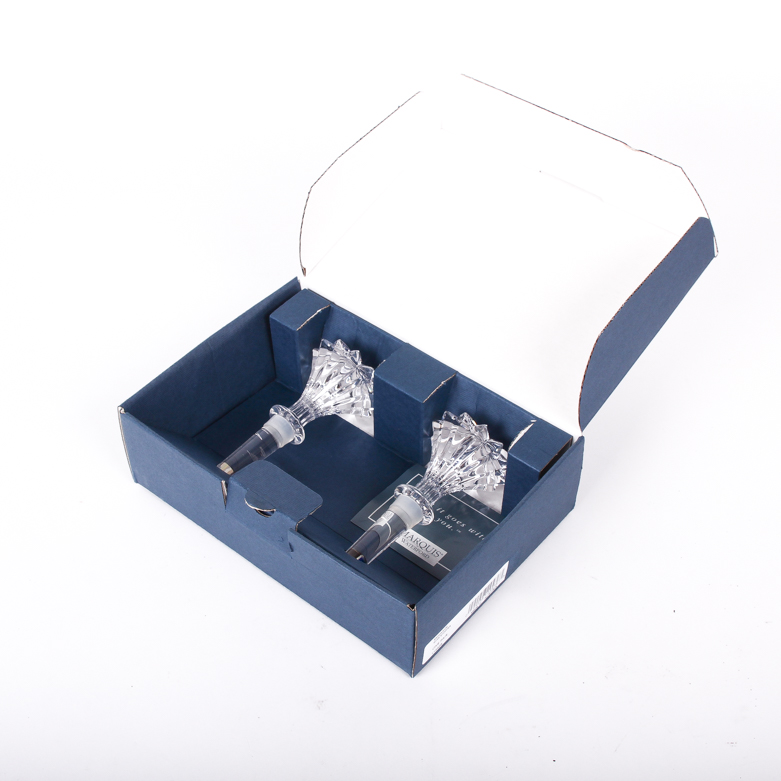 Marquis by Waterford "Brookside" Crystal Wine Stoppers