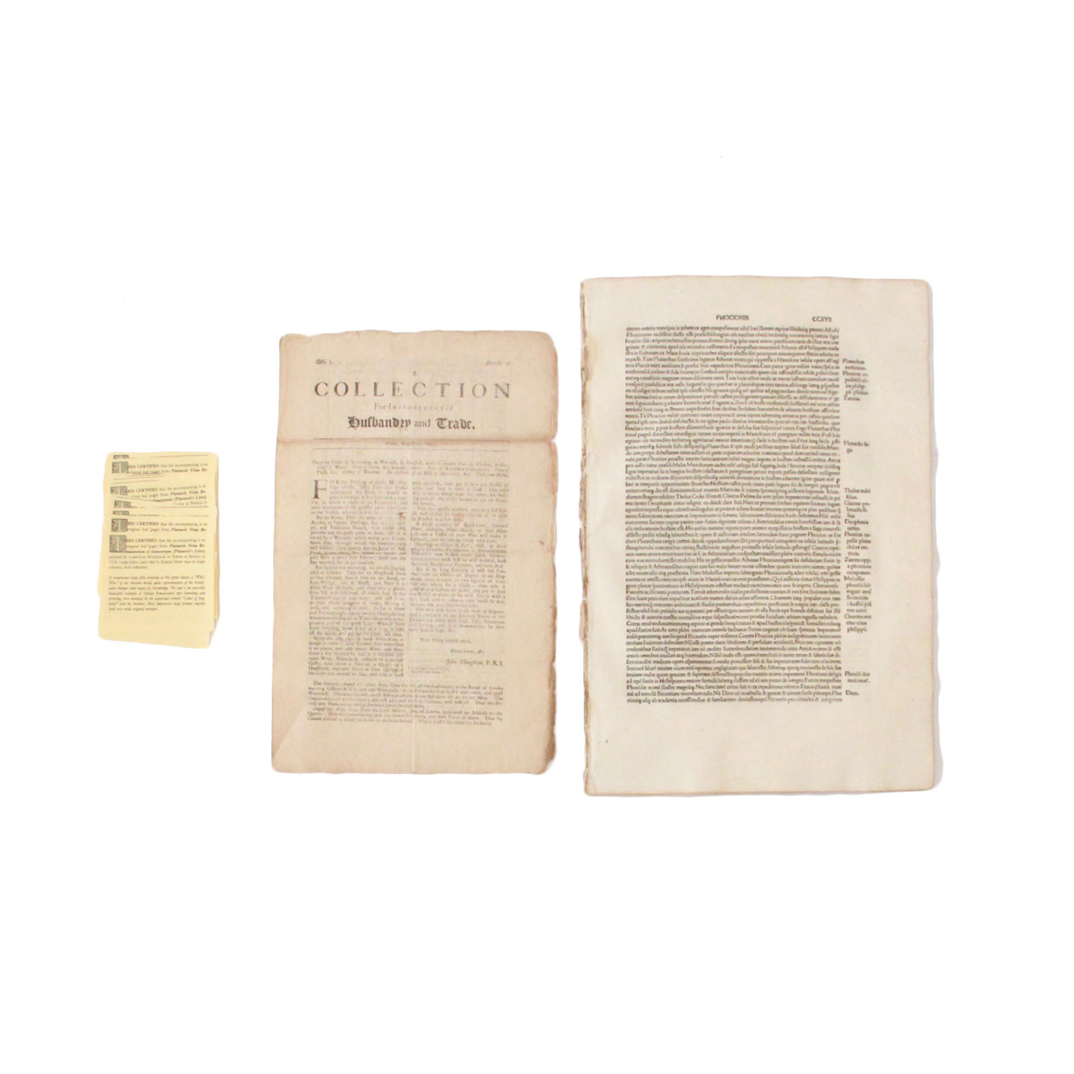 Collection of Pages of Early Books