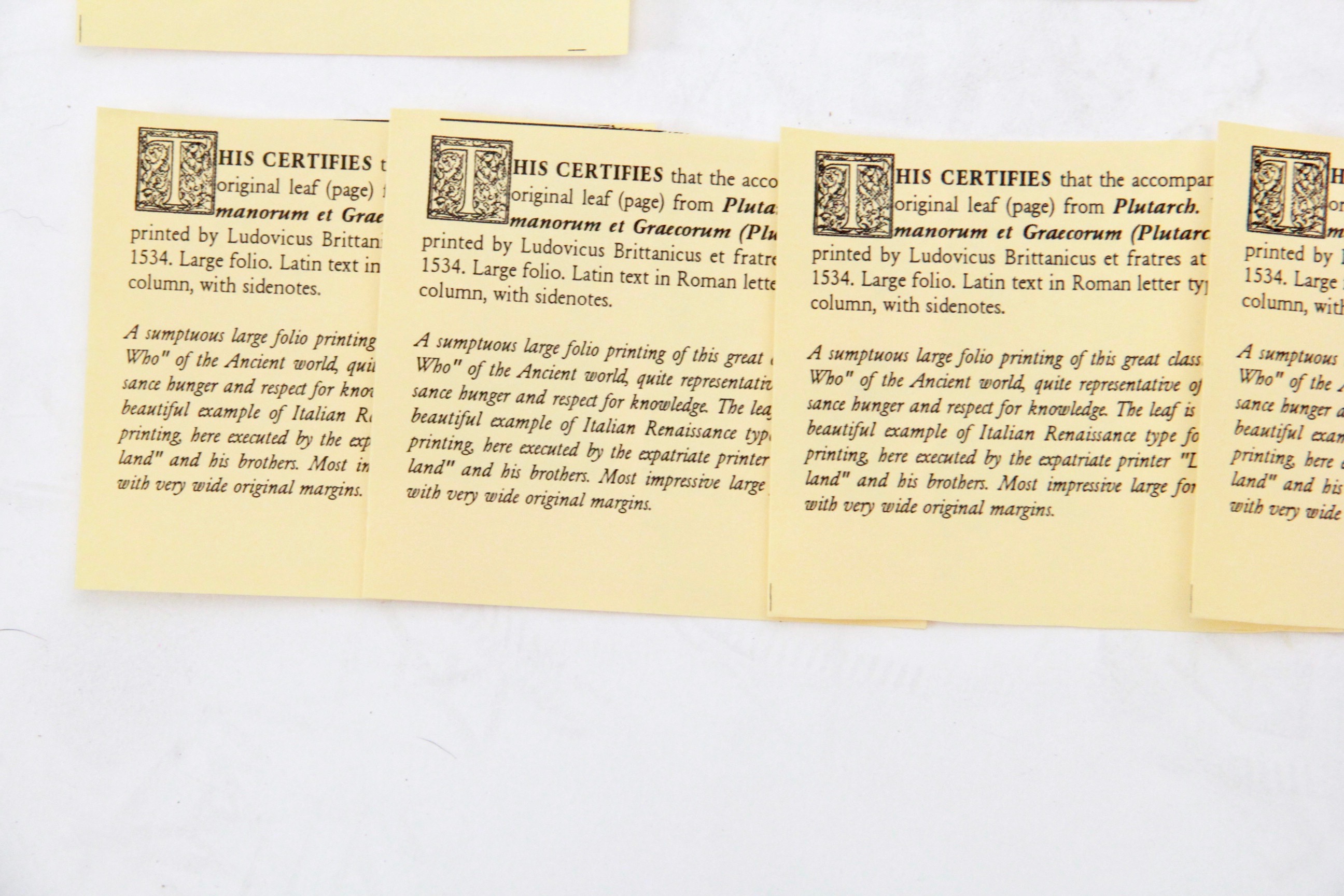 Collection of Pages of Early Books