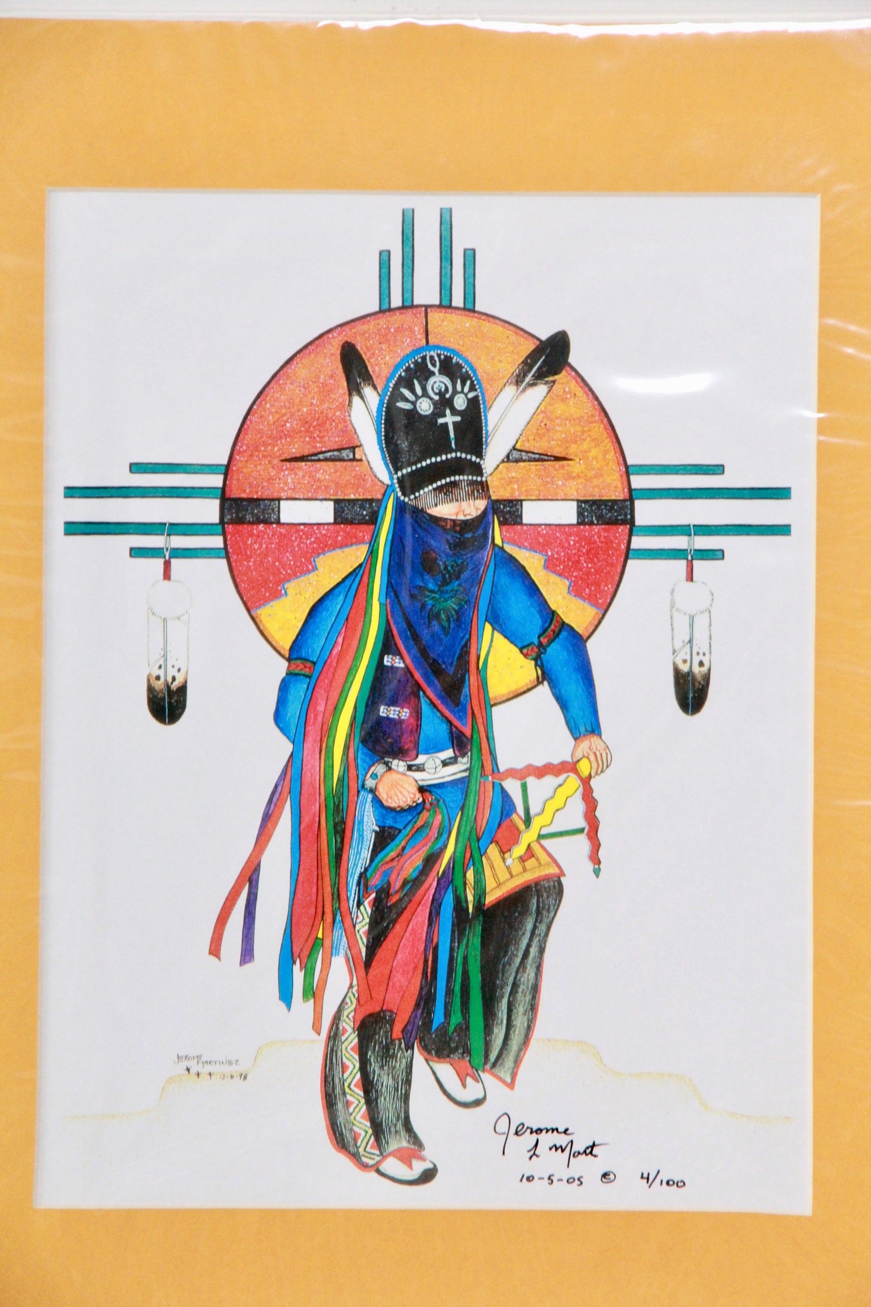 Jerome Martinez Limited Edition Lithographs of Pueblo Native American Imagery
