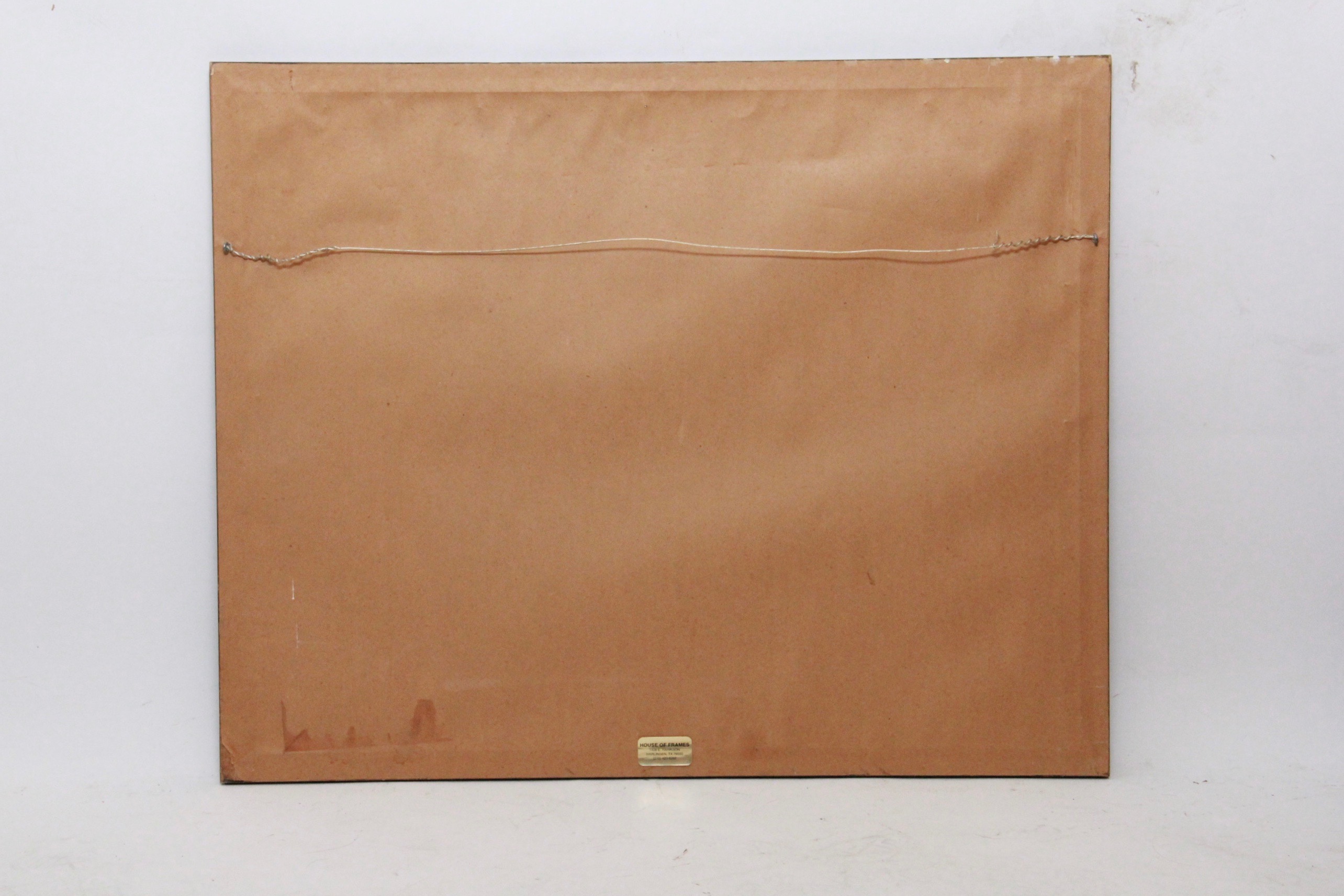 Acrylic on Paper of New Orleans French Quarter Cityscape