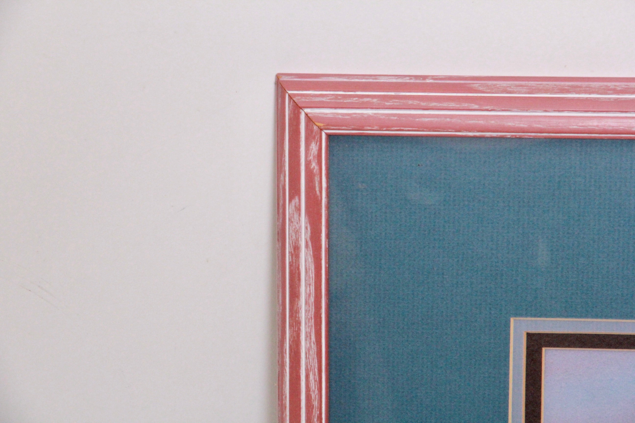 Offset Lithograph After Watercolor of Pueblos