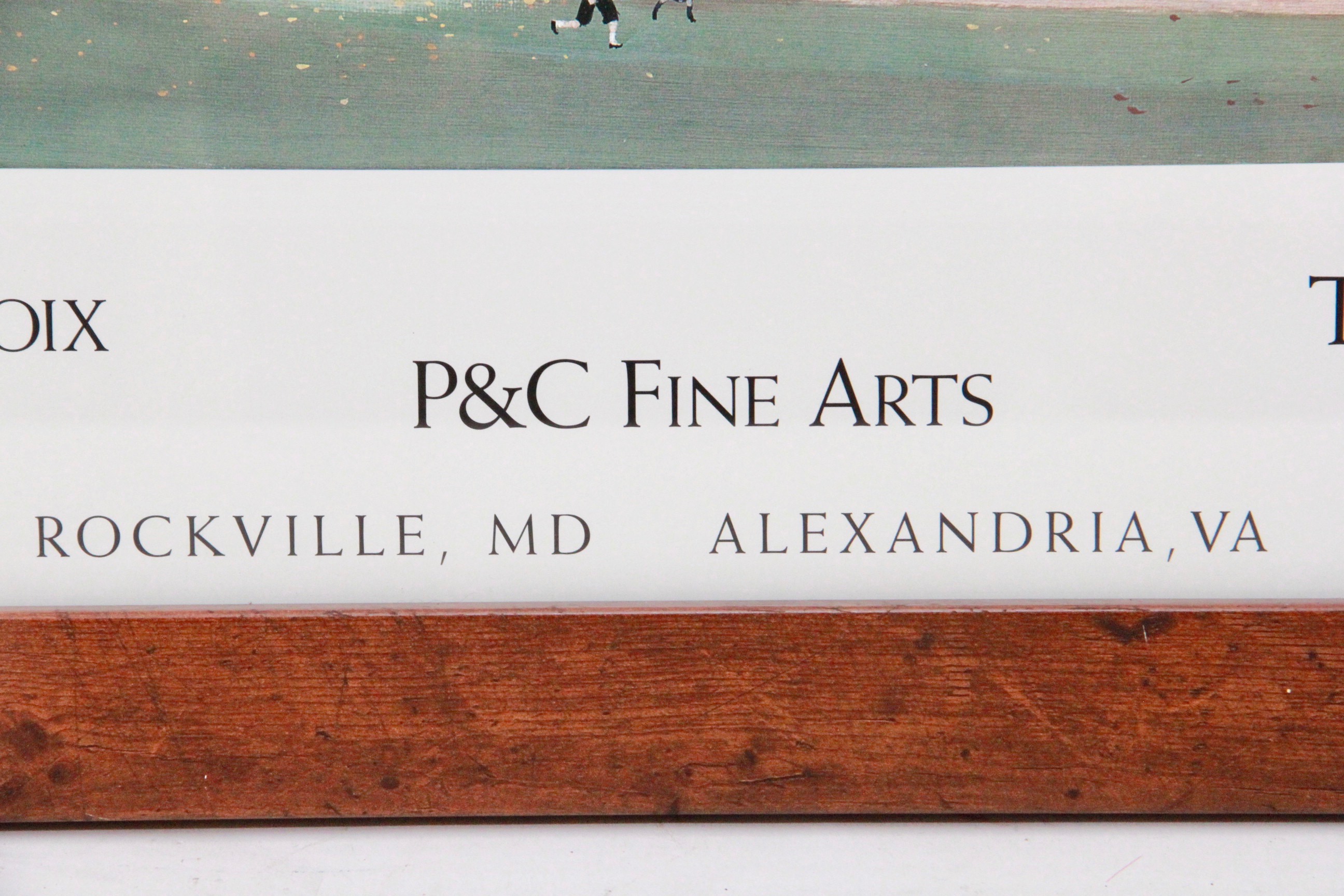 Michel Delacroix Offset Lithograph "The White House"