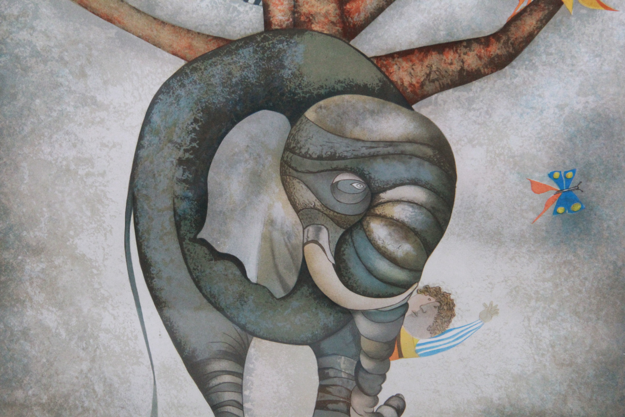 After Graciela Rodo Boulanger Offset Lithograph "Un Pour Chacun"