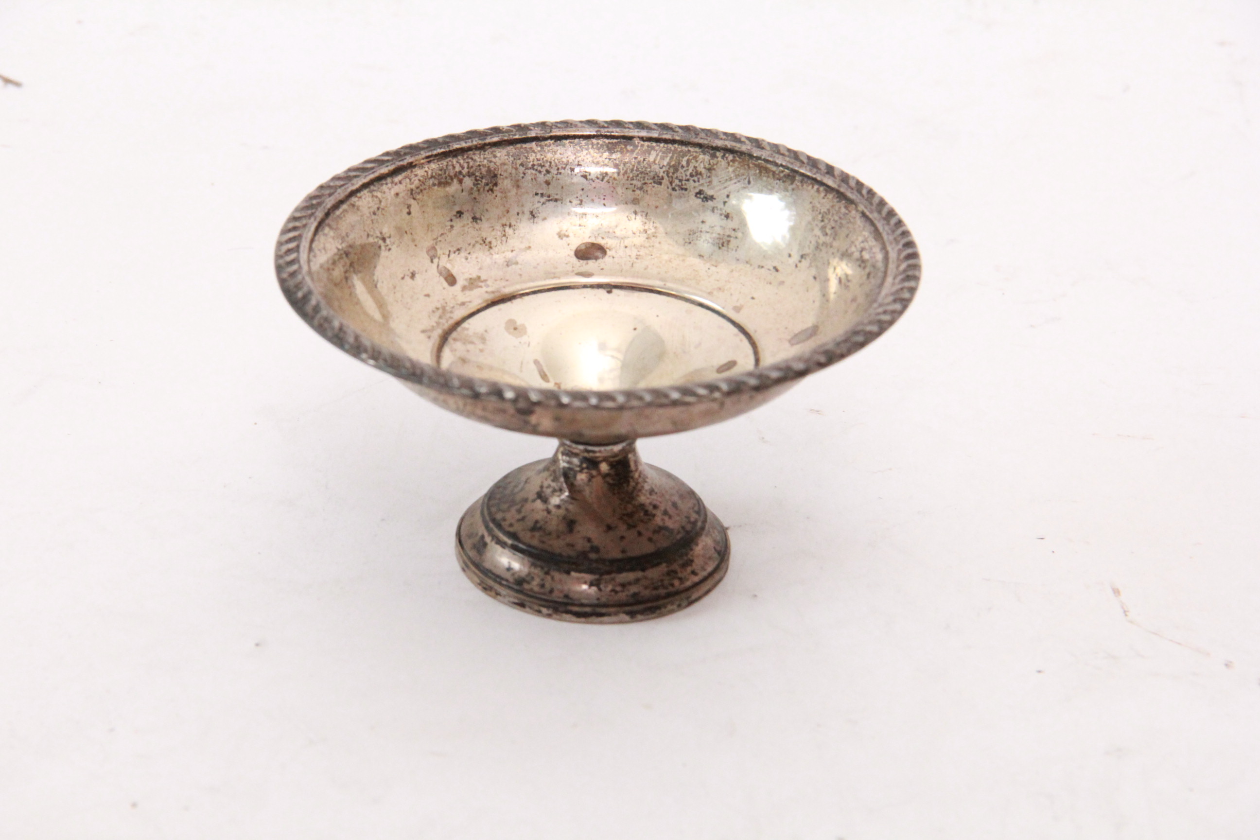 Weighted Sterling Silver Candle Holders With Preisner Compote