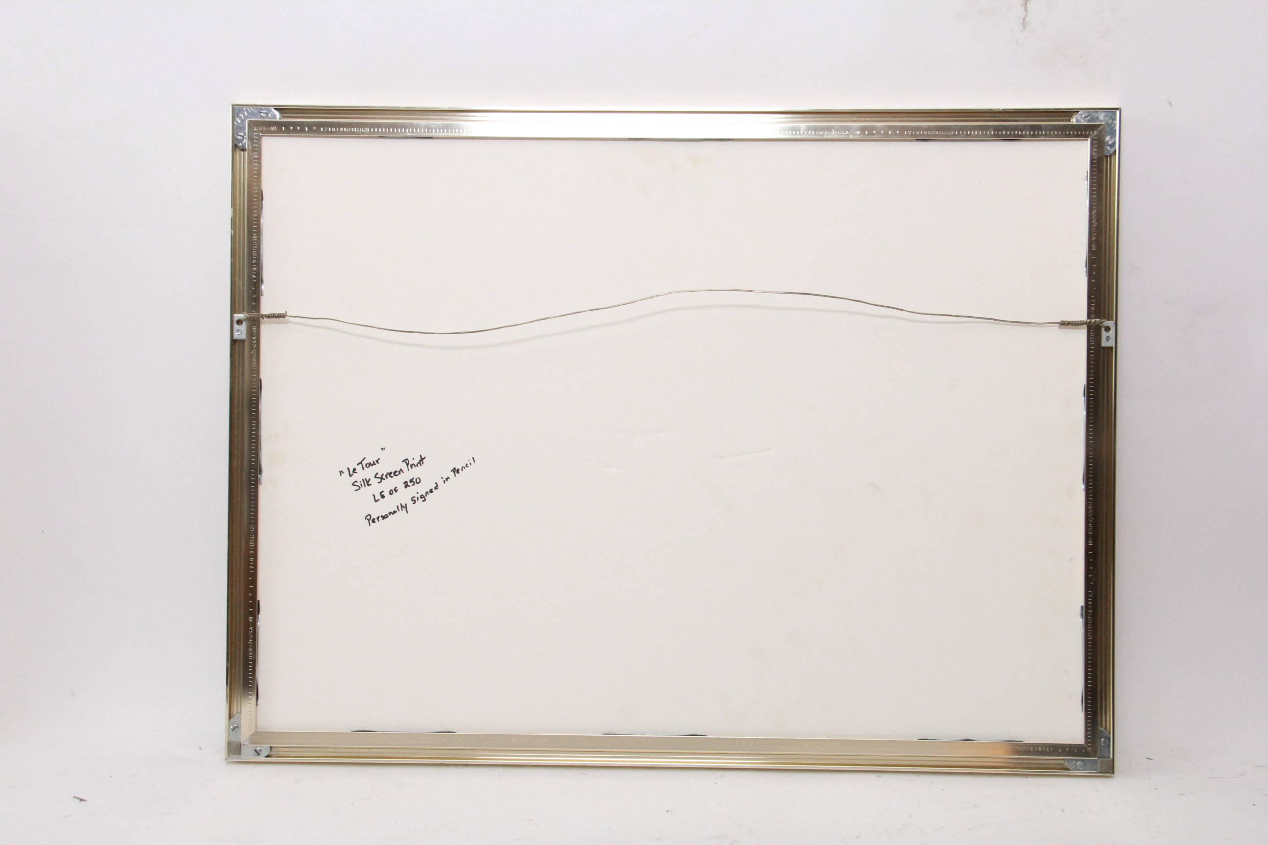 Terry Rose Limited Edition Silk Screen Prints "Downhill Racer" and "Le Tour"