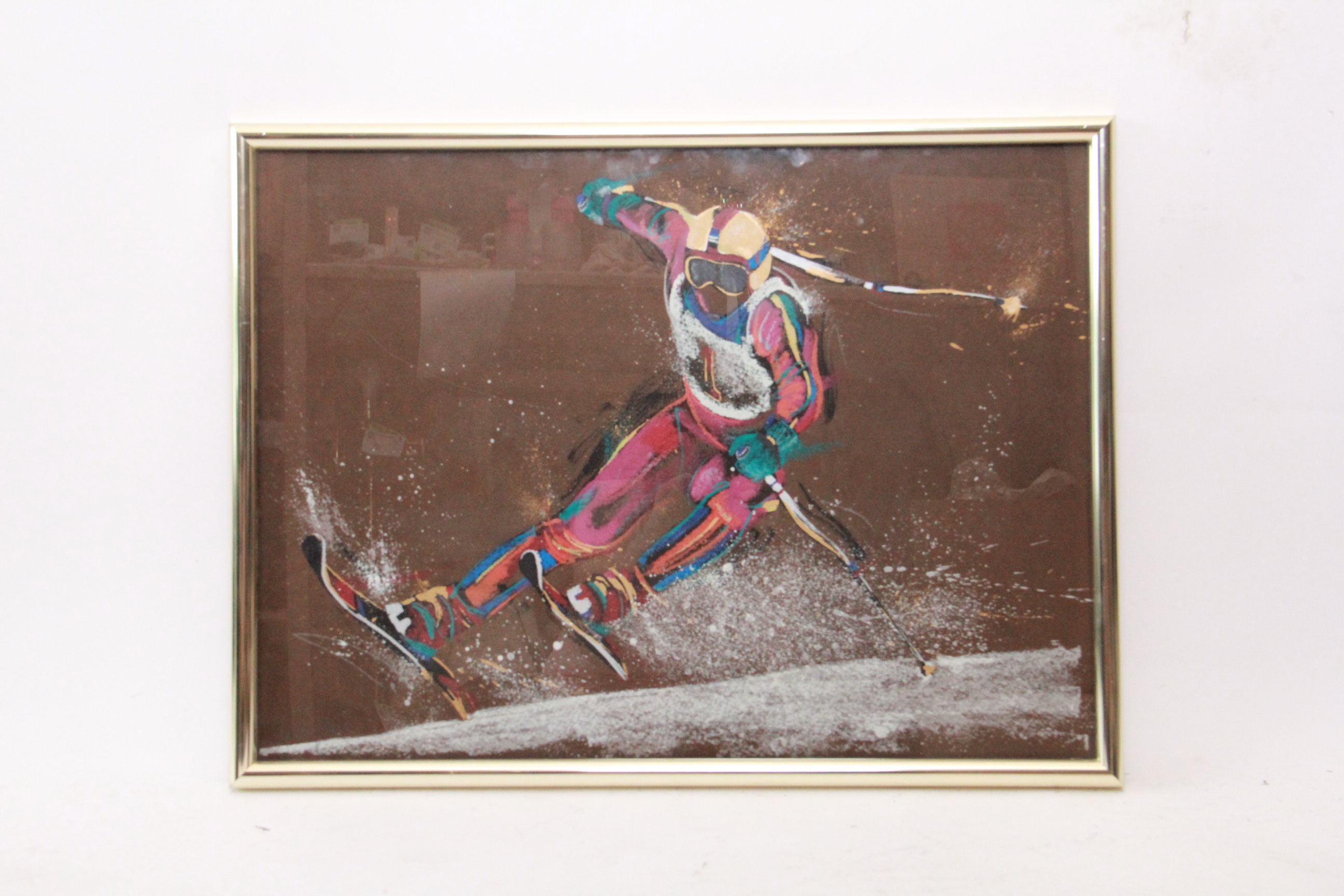 Terry Rose Limited Edition Silk Screen Prints "Downhill Racer" and "Le Tour"