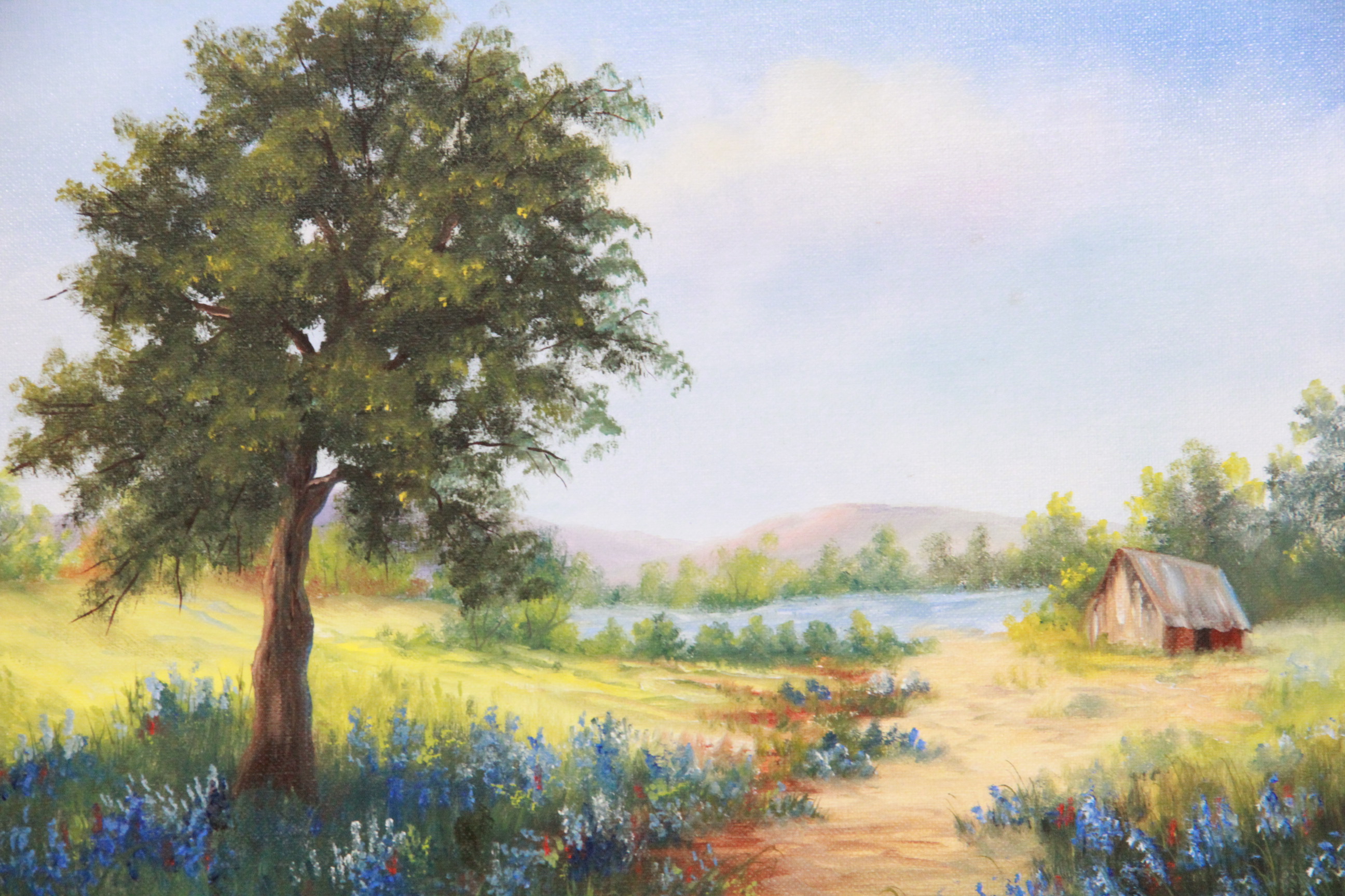 Martha Vermillion Oil on Canvas Landscape Painting