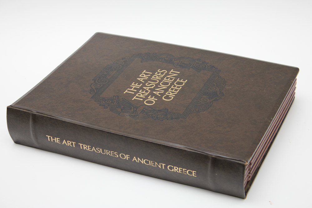 "The Art Treasures of Ancient Greece" 24K Gold and Bronze Art Medal Set Published by the Franklin Mint