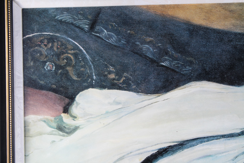 Jon White Alexander Offset Lithograph Print "Repose"