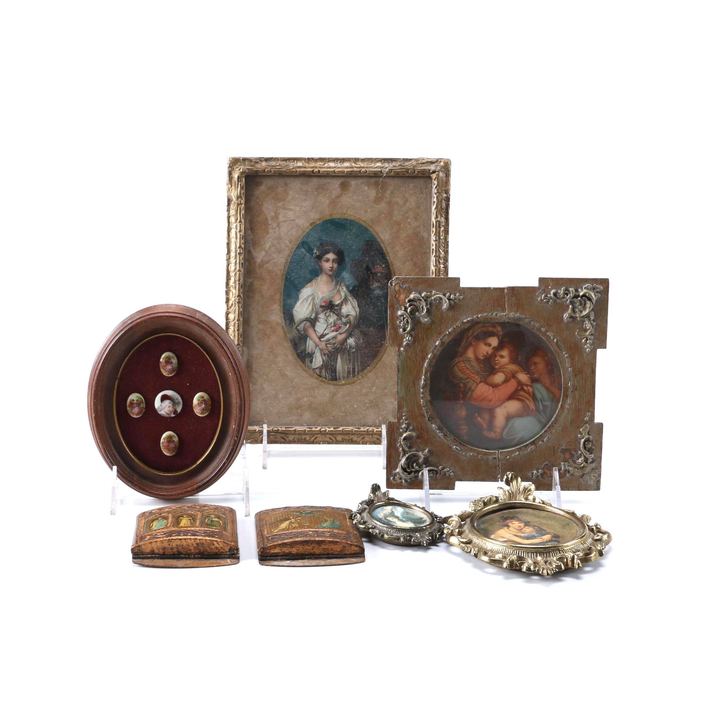 Collection of Framed Portraiture