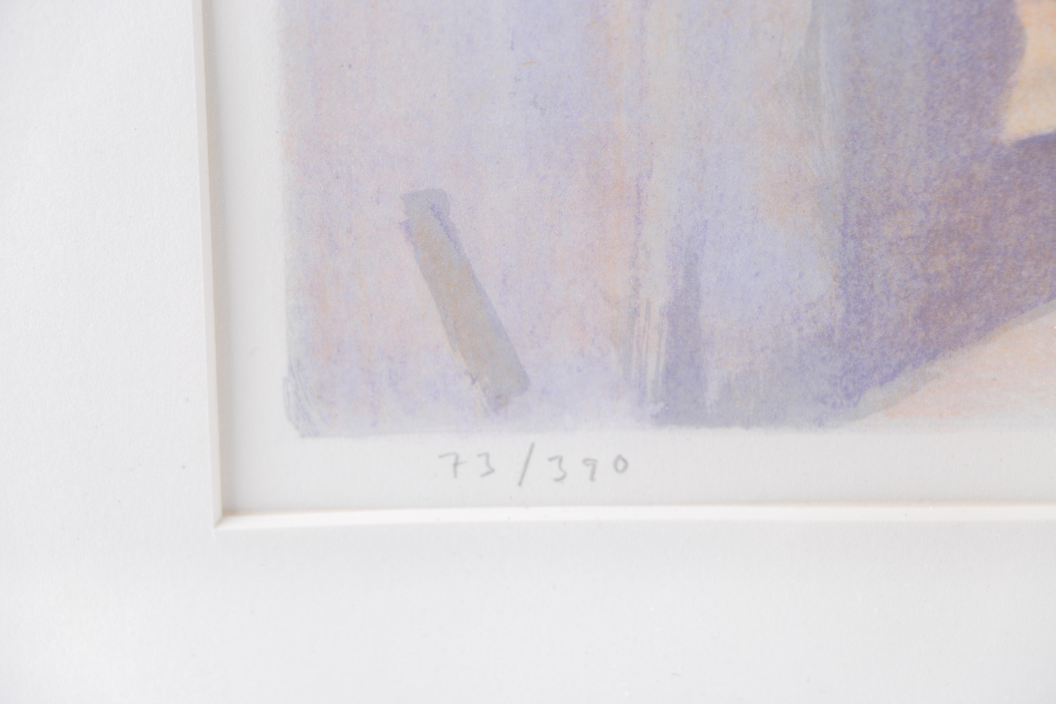 1986 Ulf Wahlberg Limited Edition Serigraph on Paper Still Life