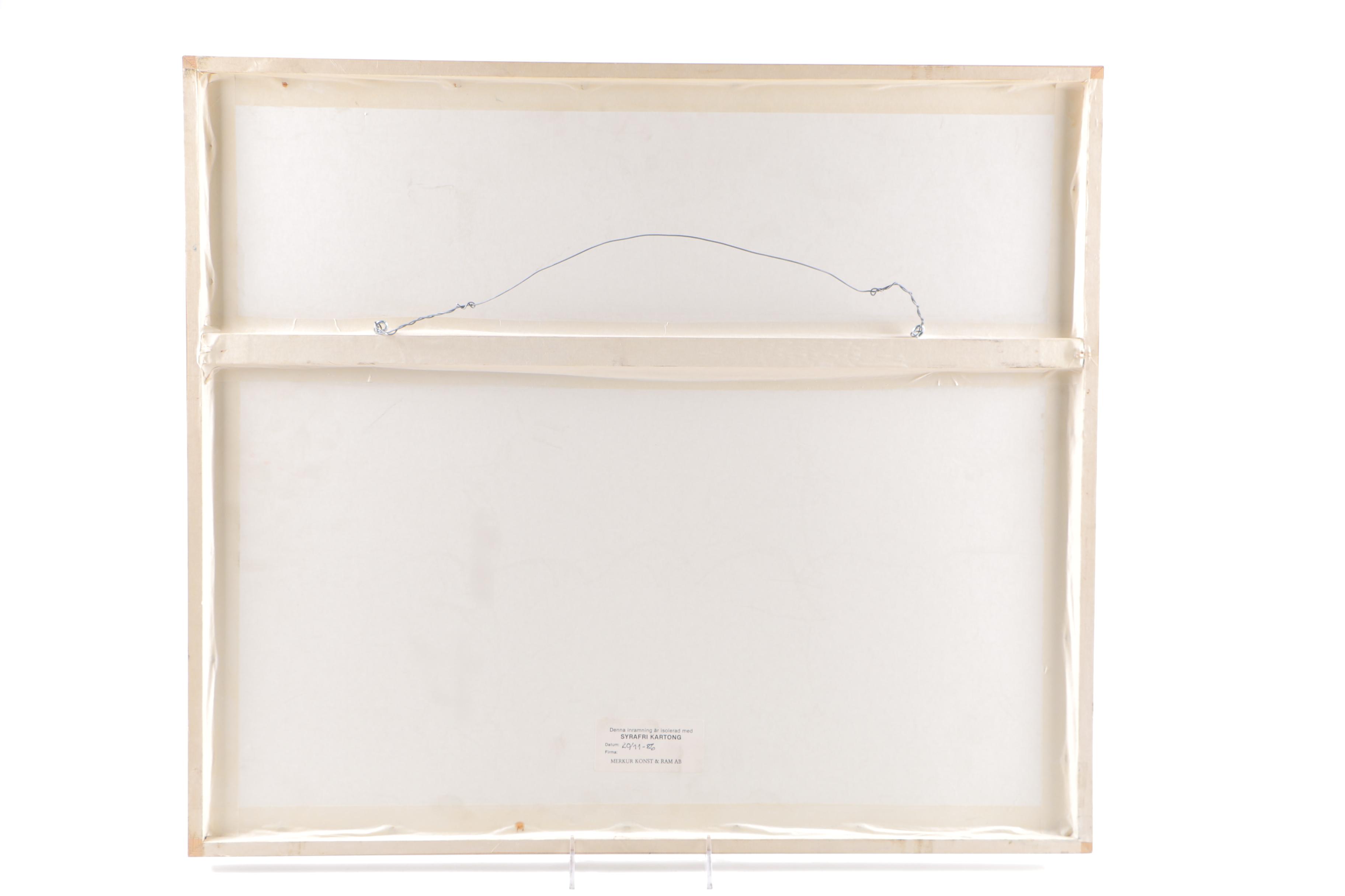 1986 Ulf Wahlberg Limited Edition Serigraph on Paper Still Life