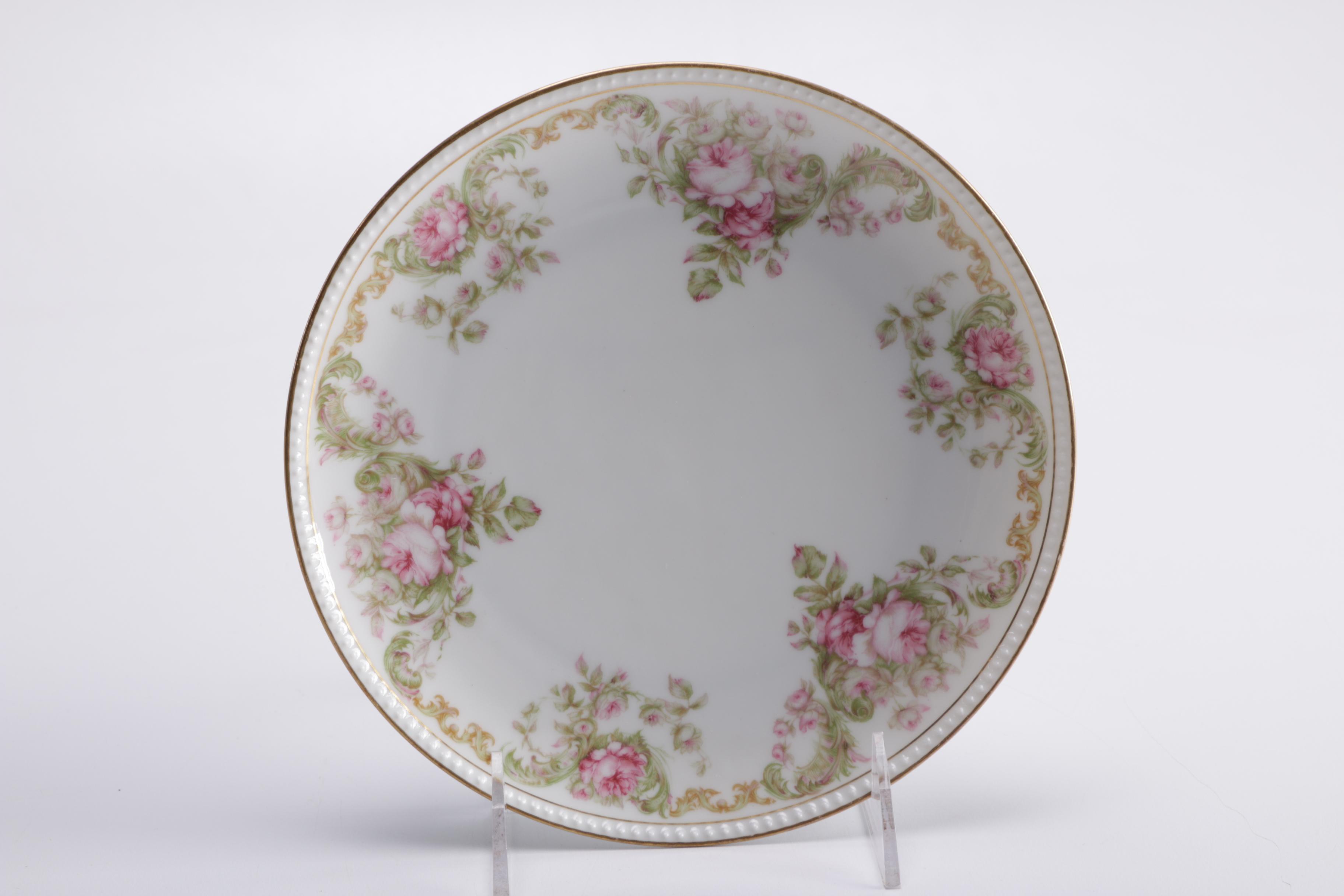 Selection of Porcelain Plates Featuring Haviland